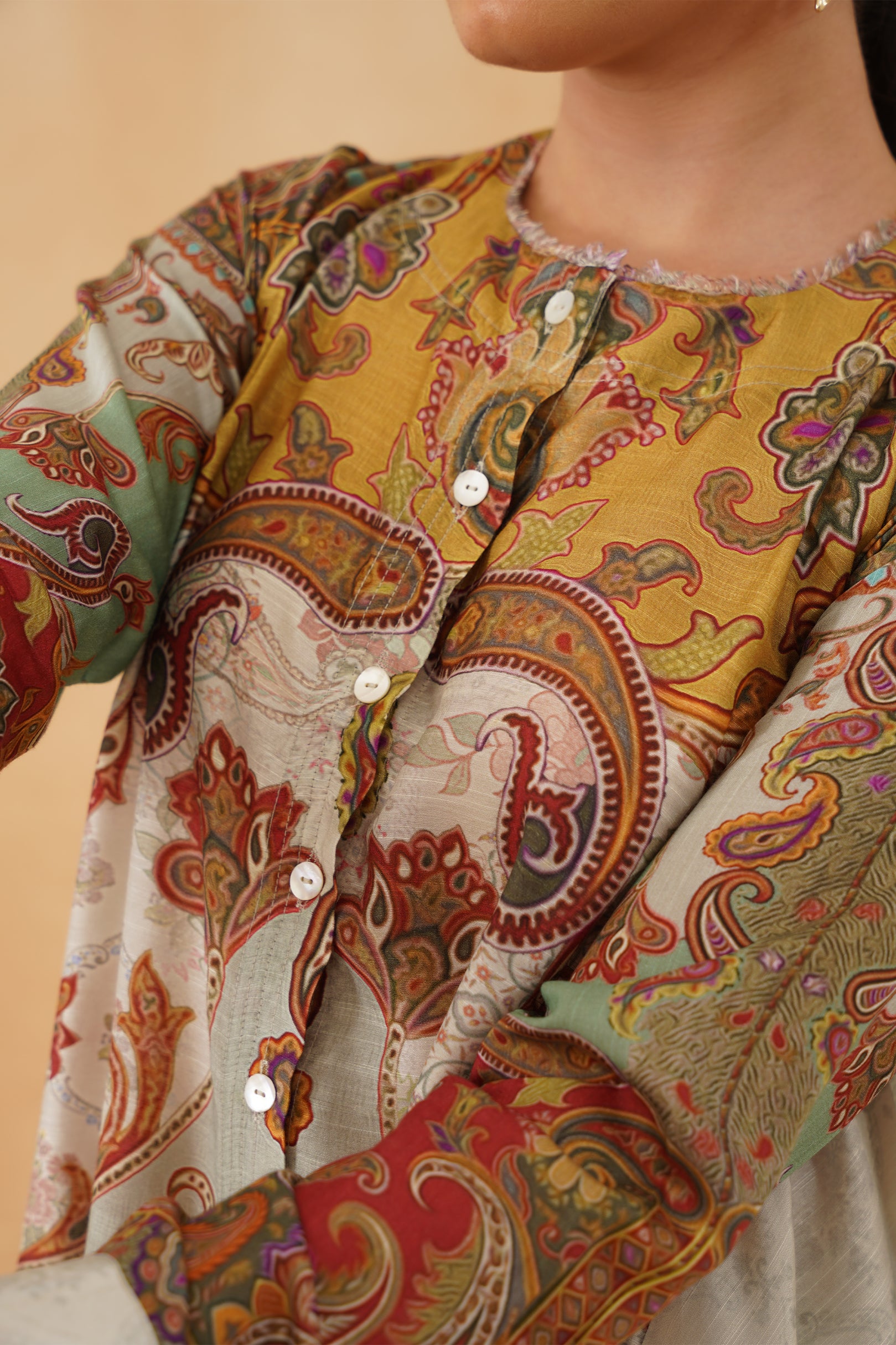 Labina Linen Crepe Matching Set - Neetika Chopra