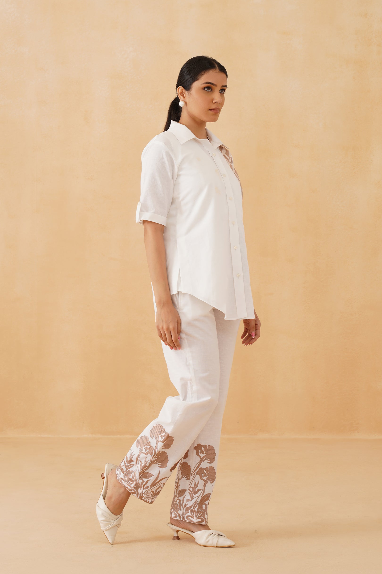 Laurel Cotton Linen Matching Set - Neetika Chopra