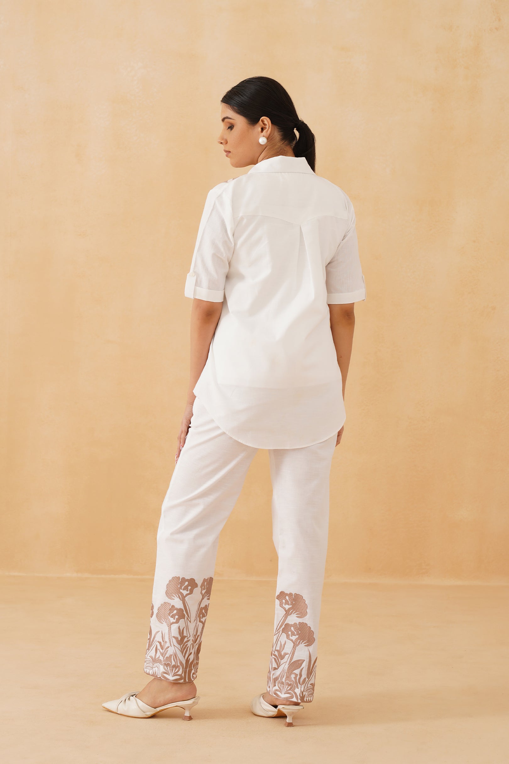 Laurel Cotton Linen Matching Set - Neetika Chopra