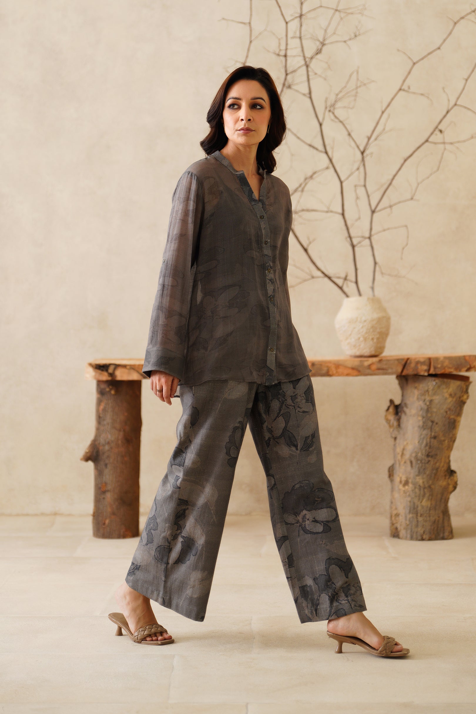 Leher Mul Chanderi Printed Matching Set - Neetika Chopra