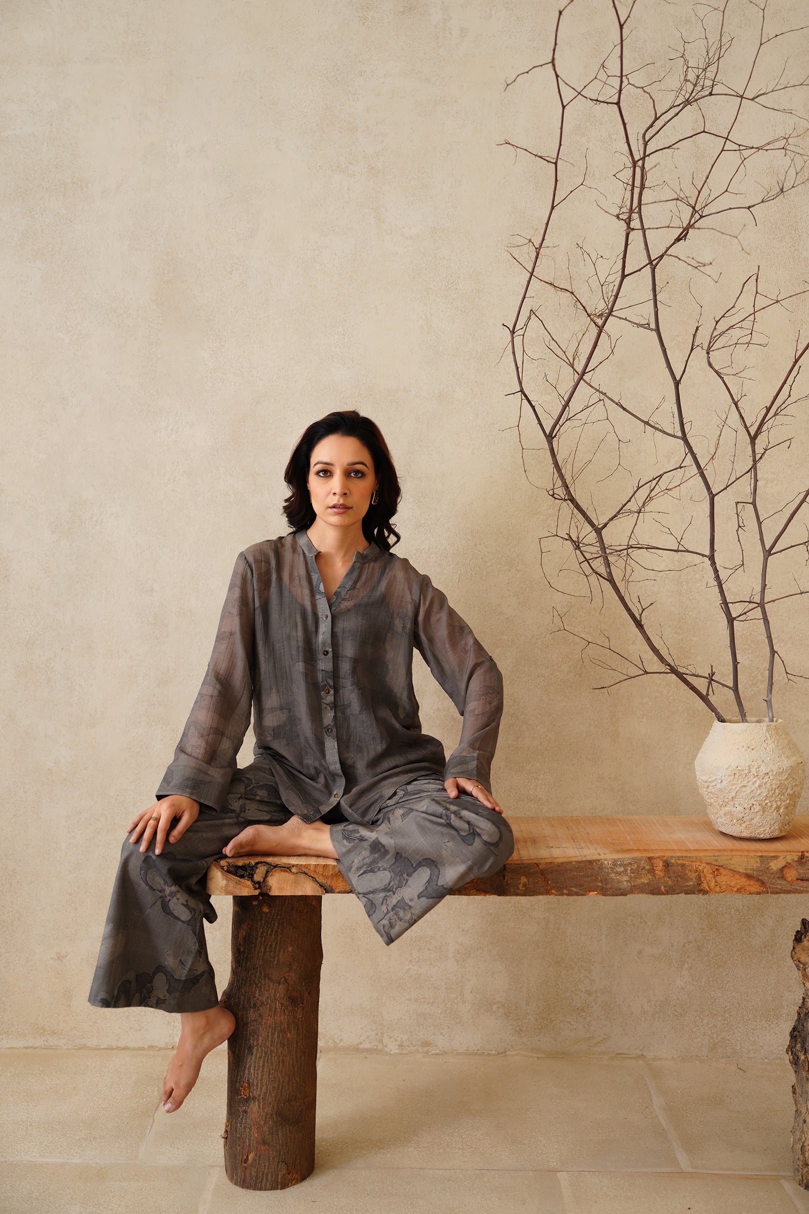 Leher Mul Chanderi Printed Matching Set - Neetika Chopra