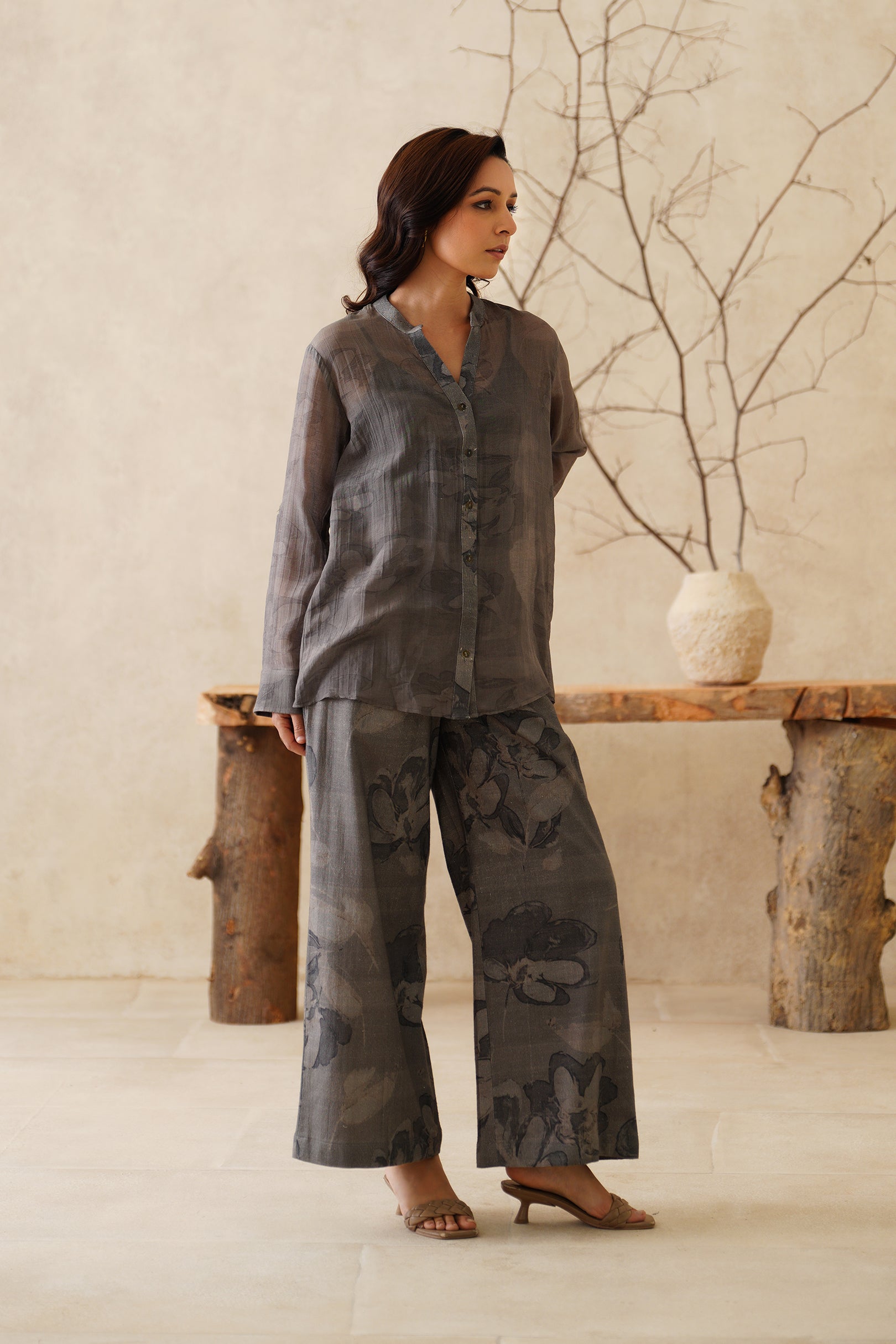 Leher Mul Chanderi Printed Matching Set - Neetika Chopra