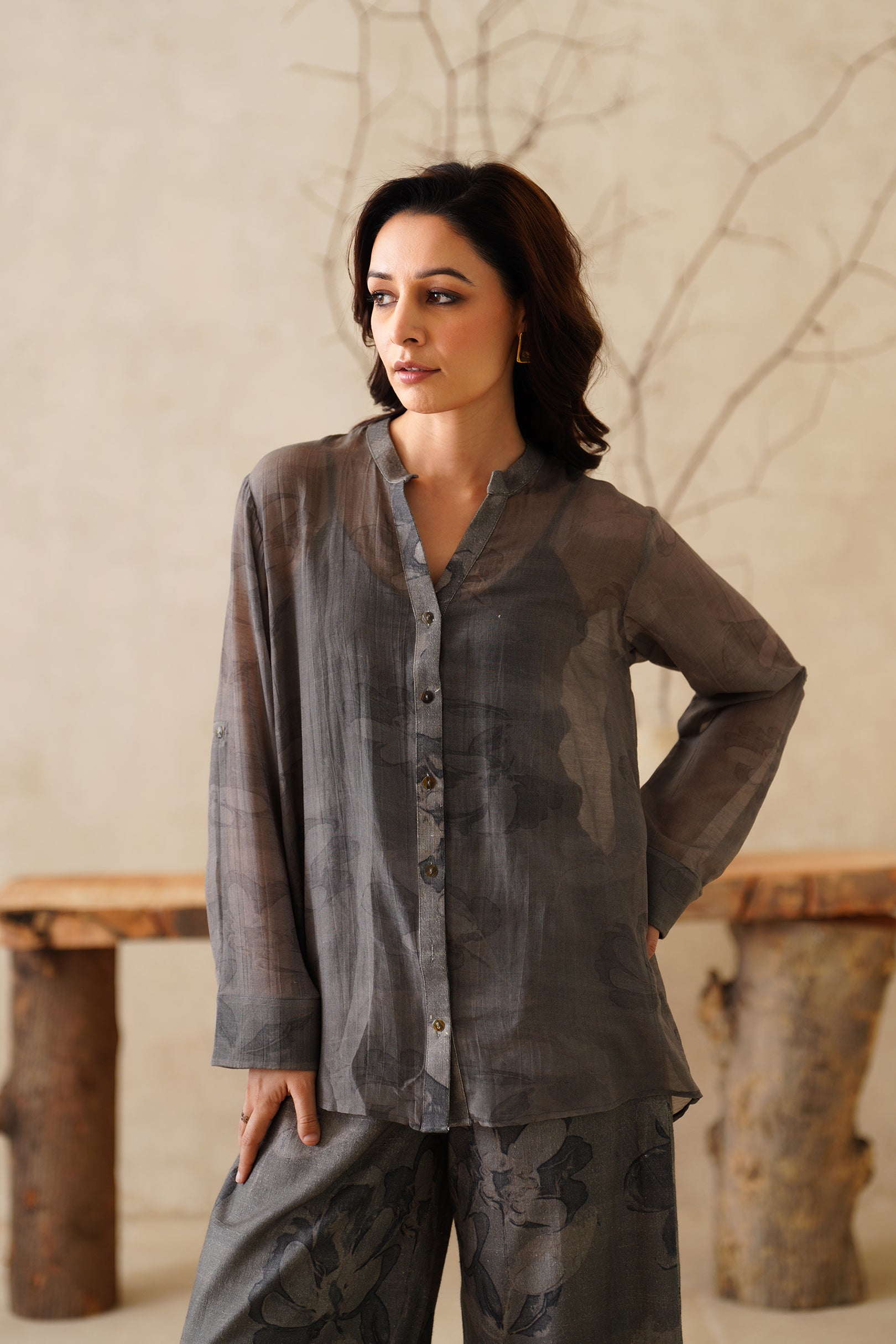 Leher Mul Chanderi Printed Matching Set - Neetika Chopra
