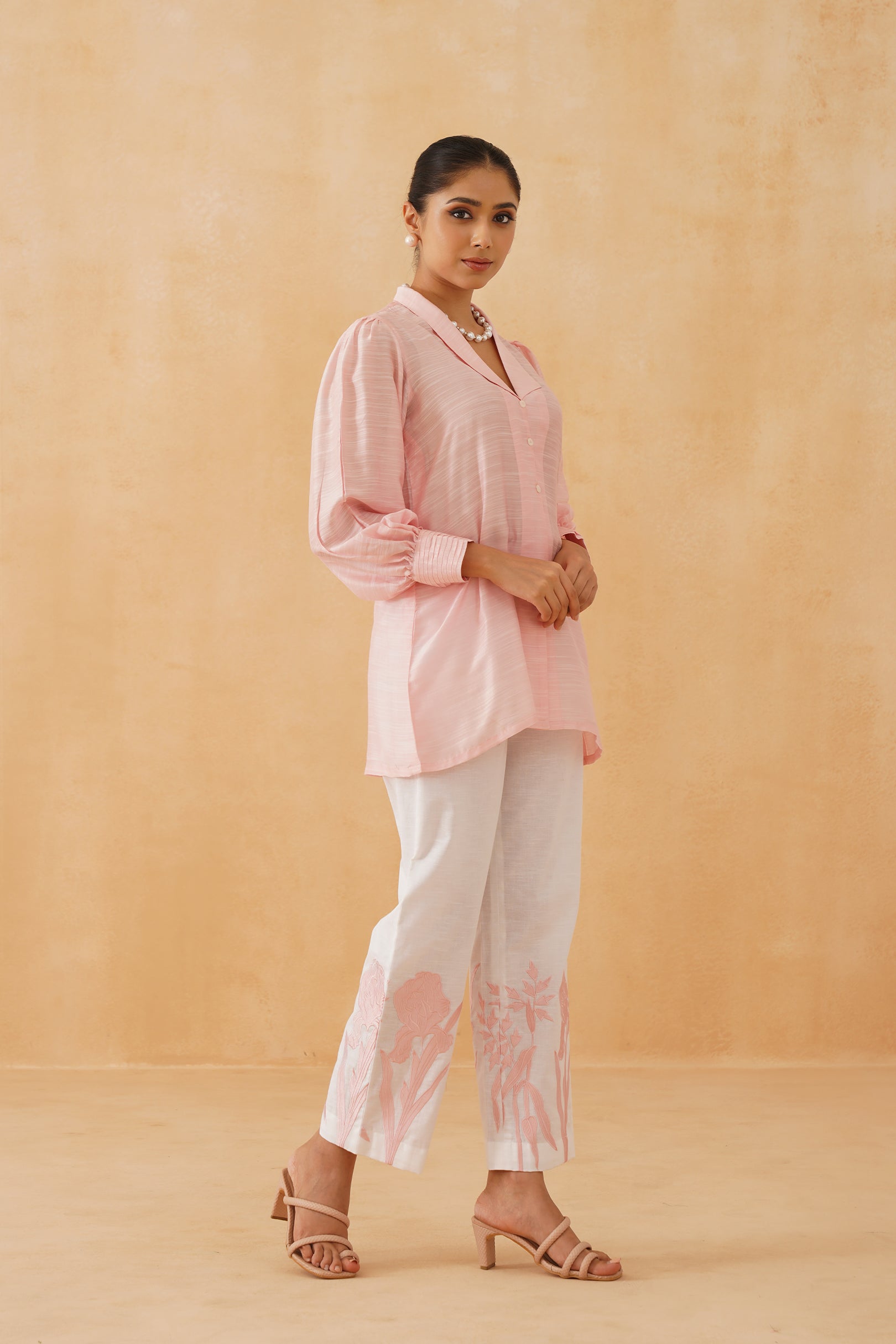 Lily Linen Crepe Matching Set - Neetika Chopra