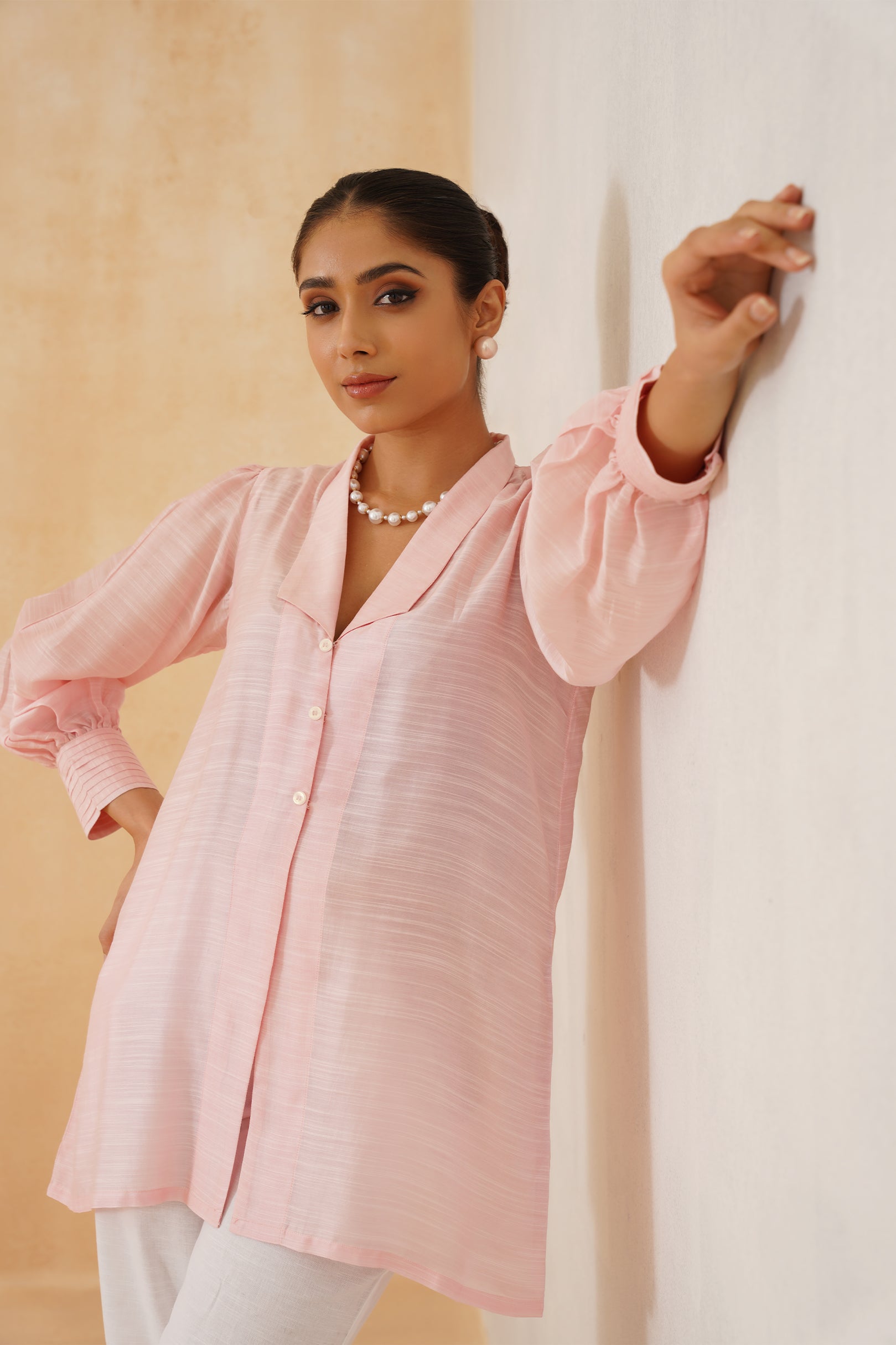 Lily Linen Crepe Matching Set - Neetika Chopra