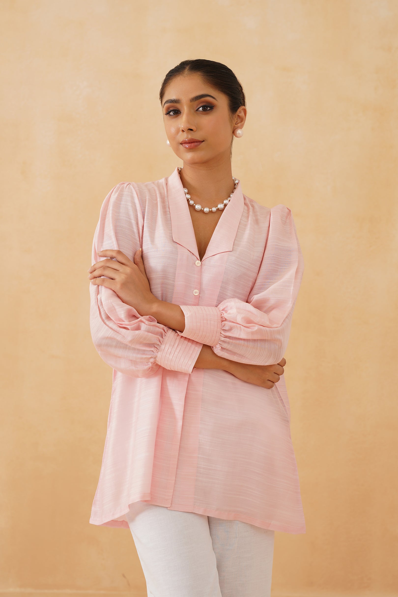 Lily Linen Crepe Matching Set - Neetika Chopra