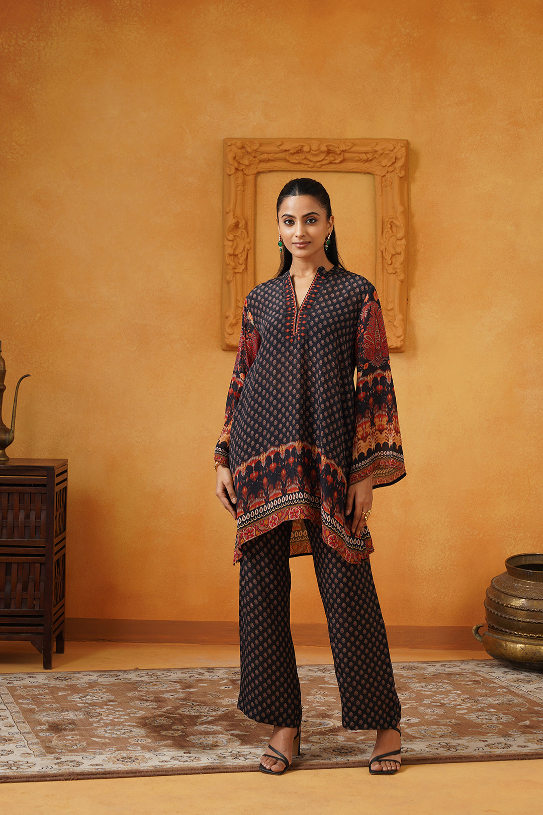 Misha Crepe Matching Set - Neetika Chopra
