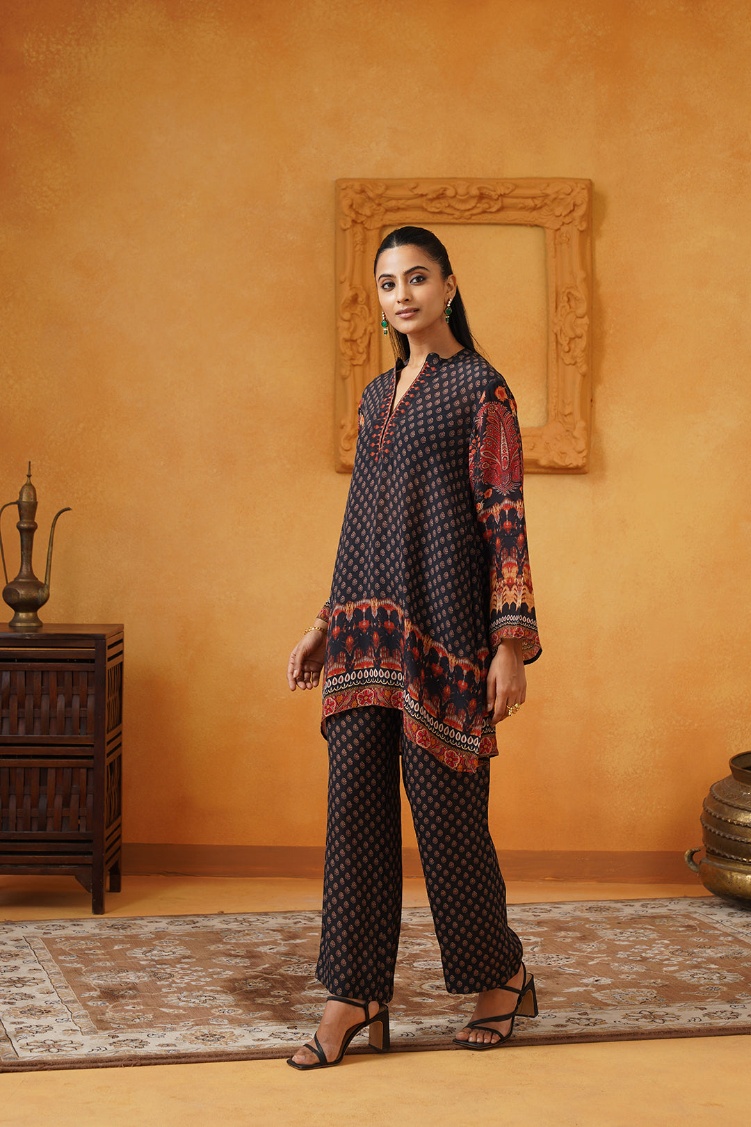 Misha Crepe Matching Set - Neetika Chopra