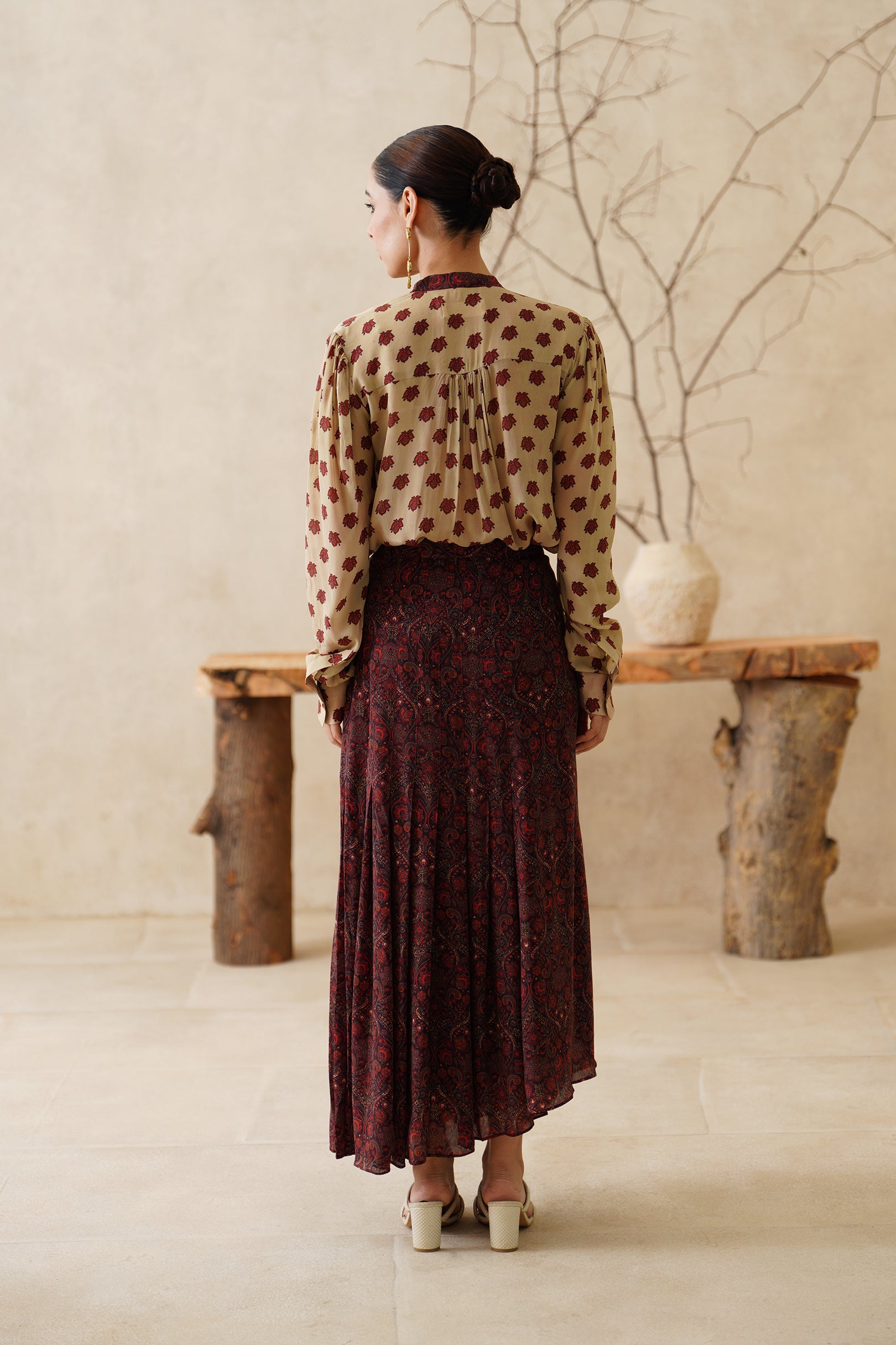 Nazneen Crepe Printed Matching Set - Neetika Chopra