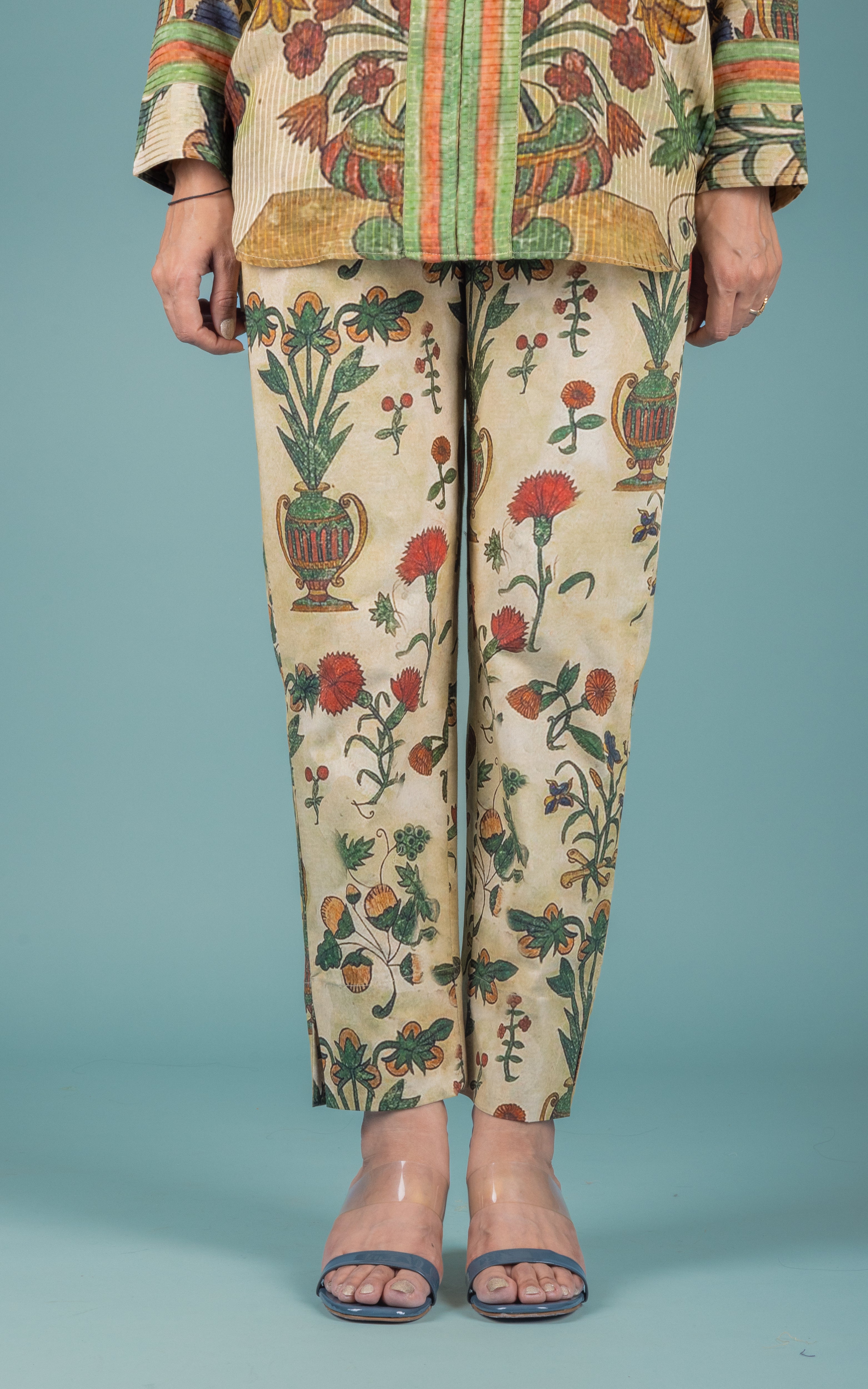 Niloufar Cotton Silk Co-ord Set - Neetika Chopra