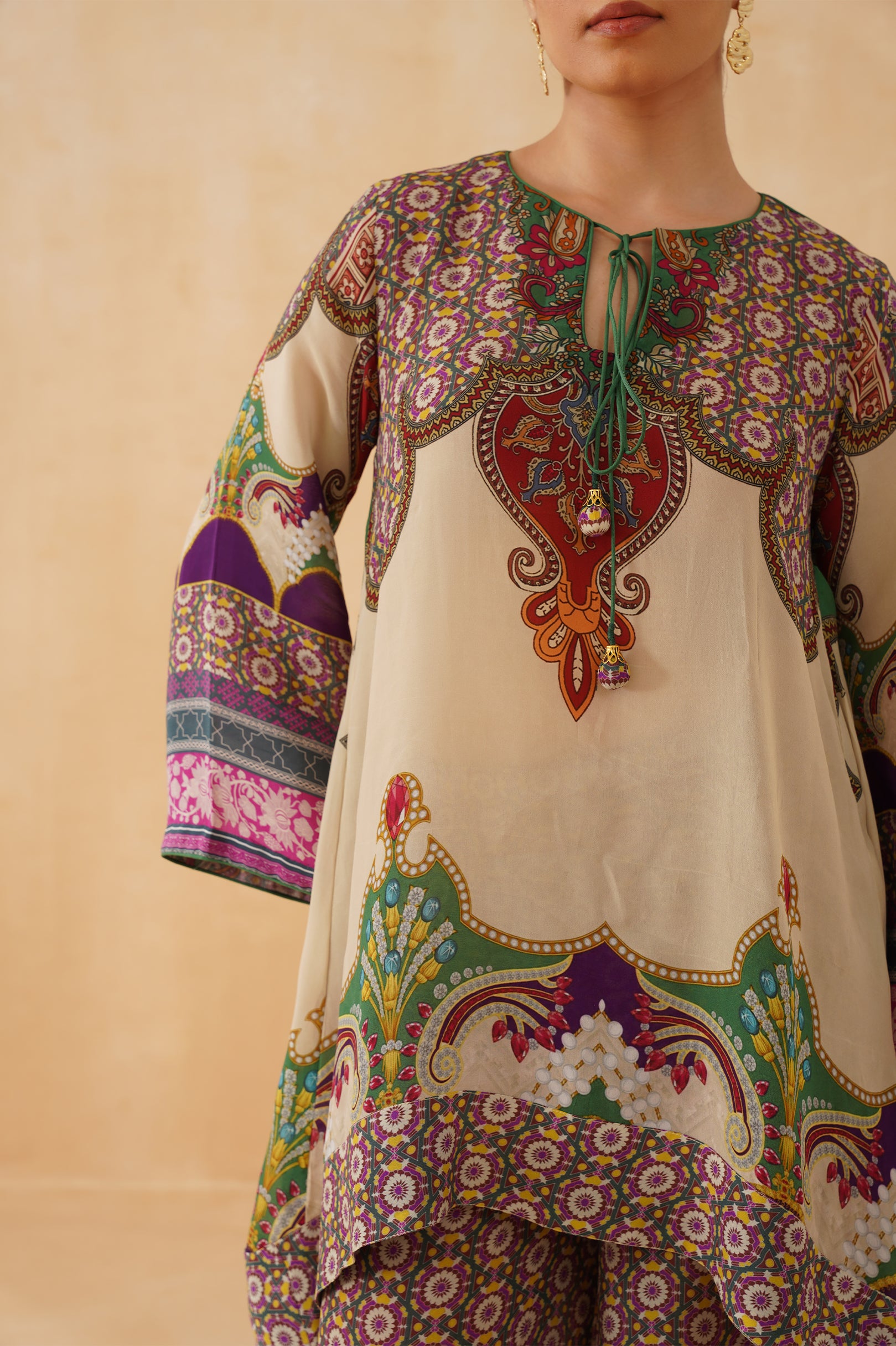 Pakeeza Crepe Matching Set - Neetika Chopra
