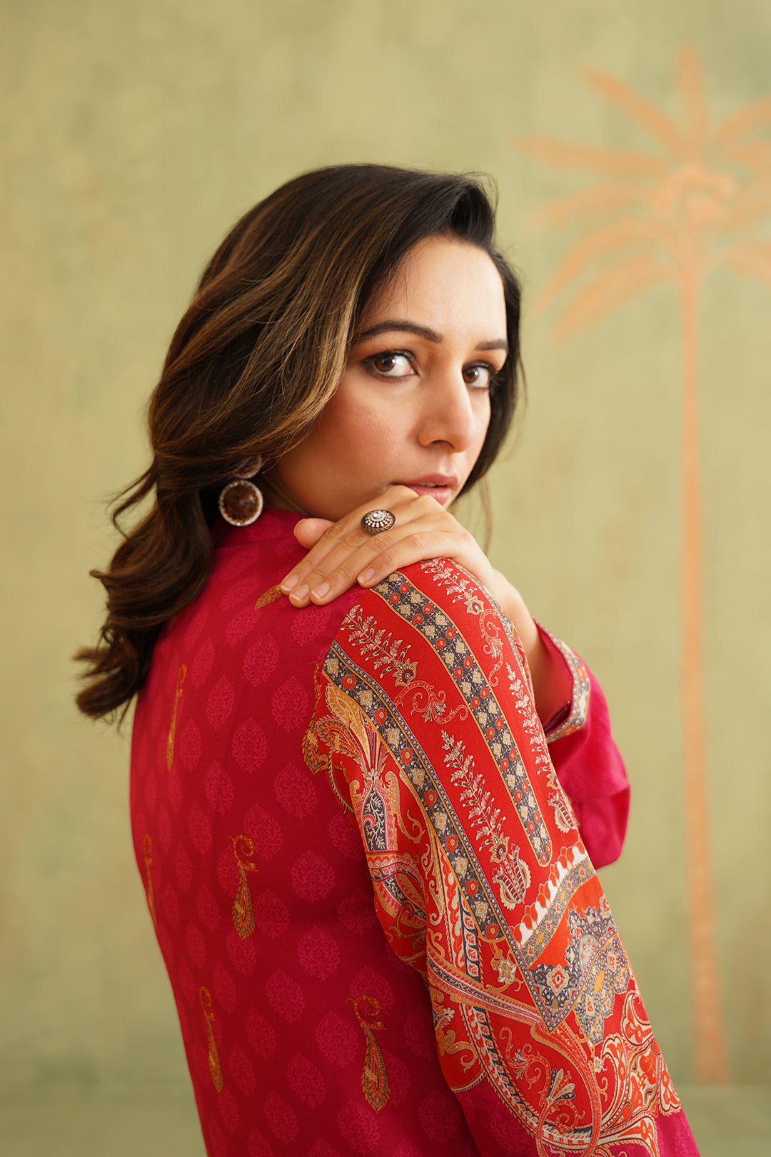 RANG CREPE HAND EMBROIDERED CREPE MATHCING SET - Neetika Chopra