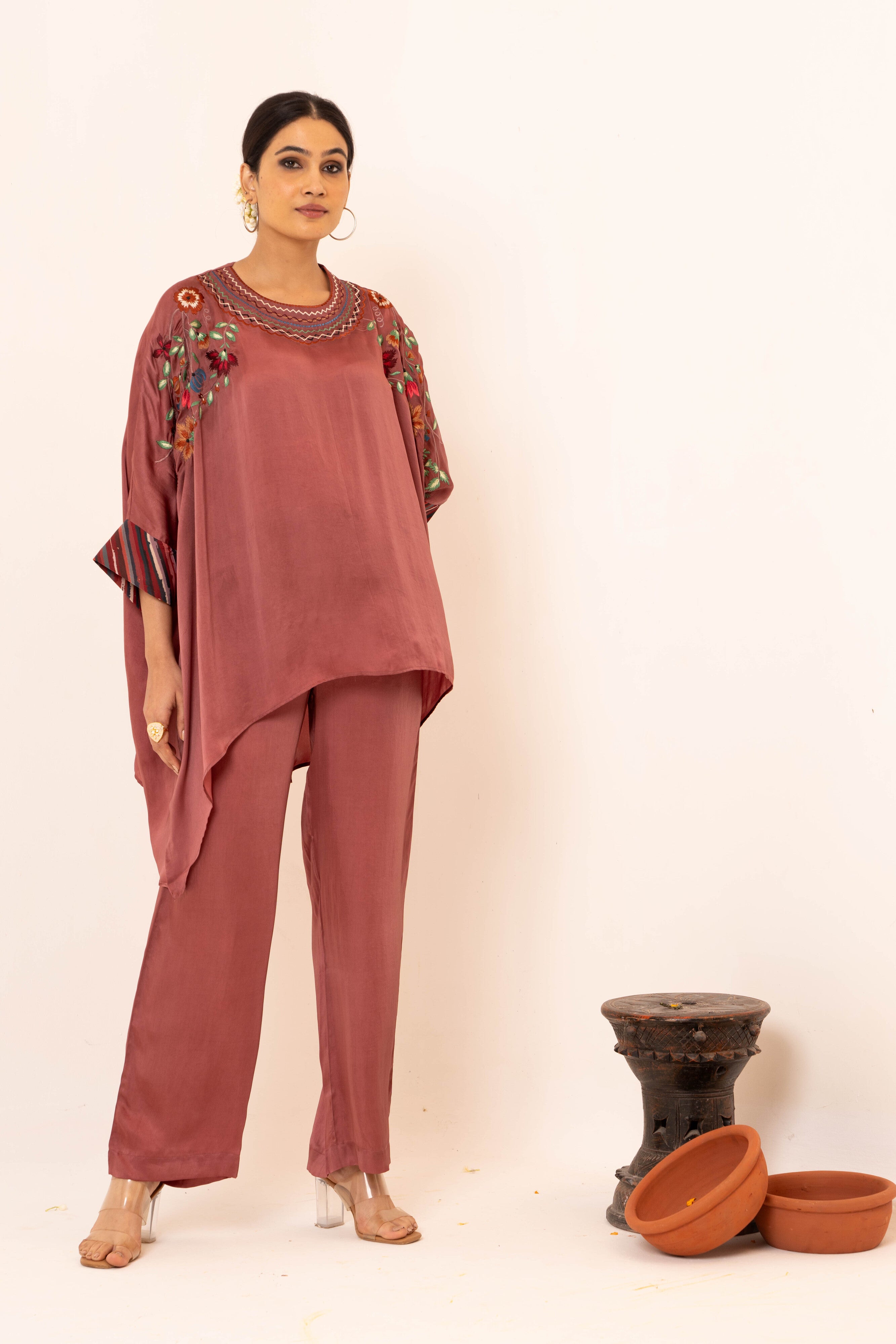 Rosa Satin Co-ord Set - Neetika Chopra