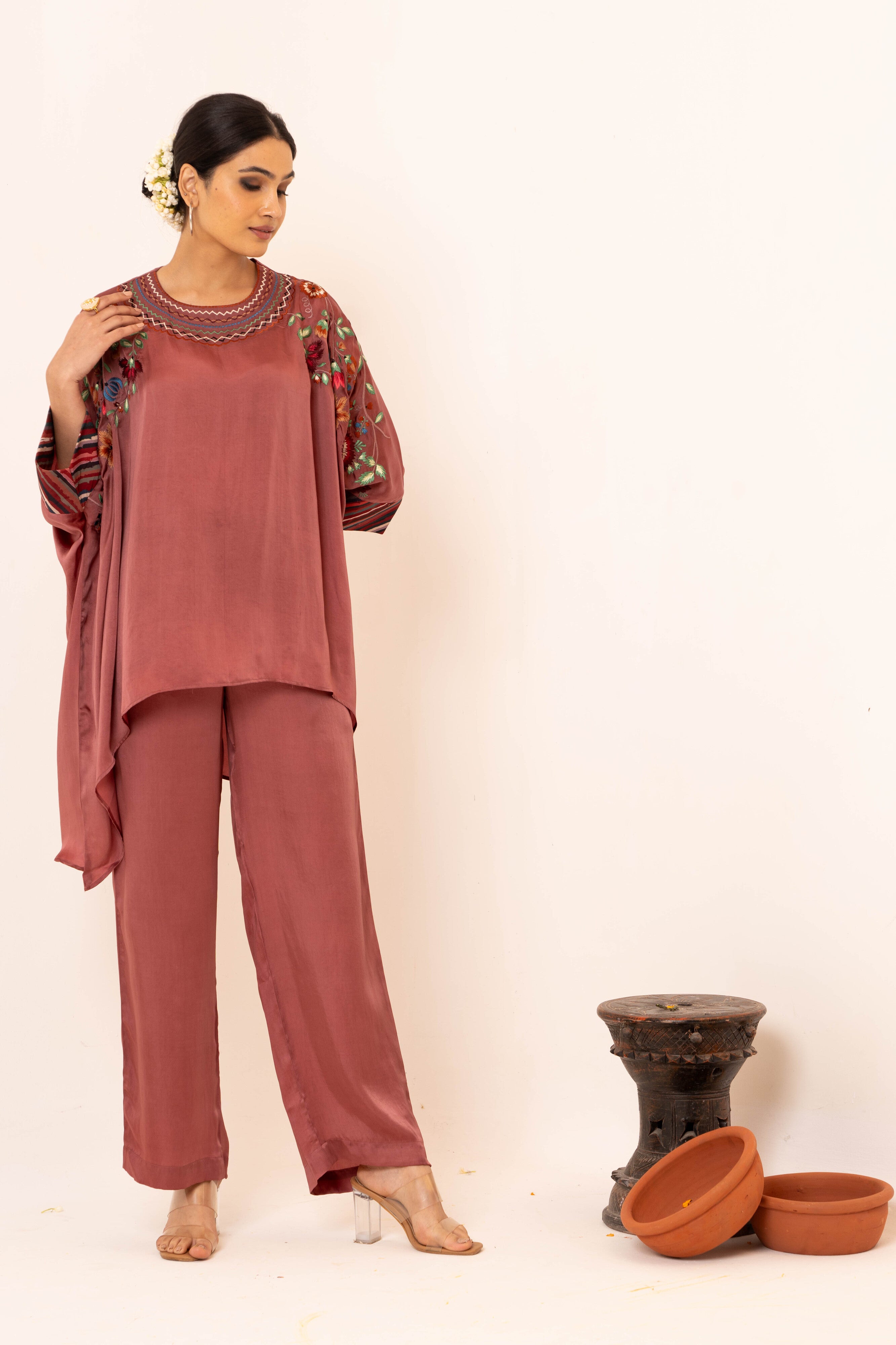 Rosa Satin Co-ord Set - Neetika Chopra