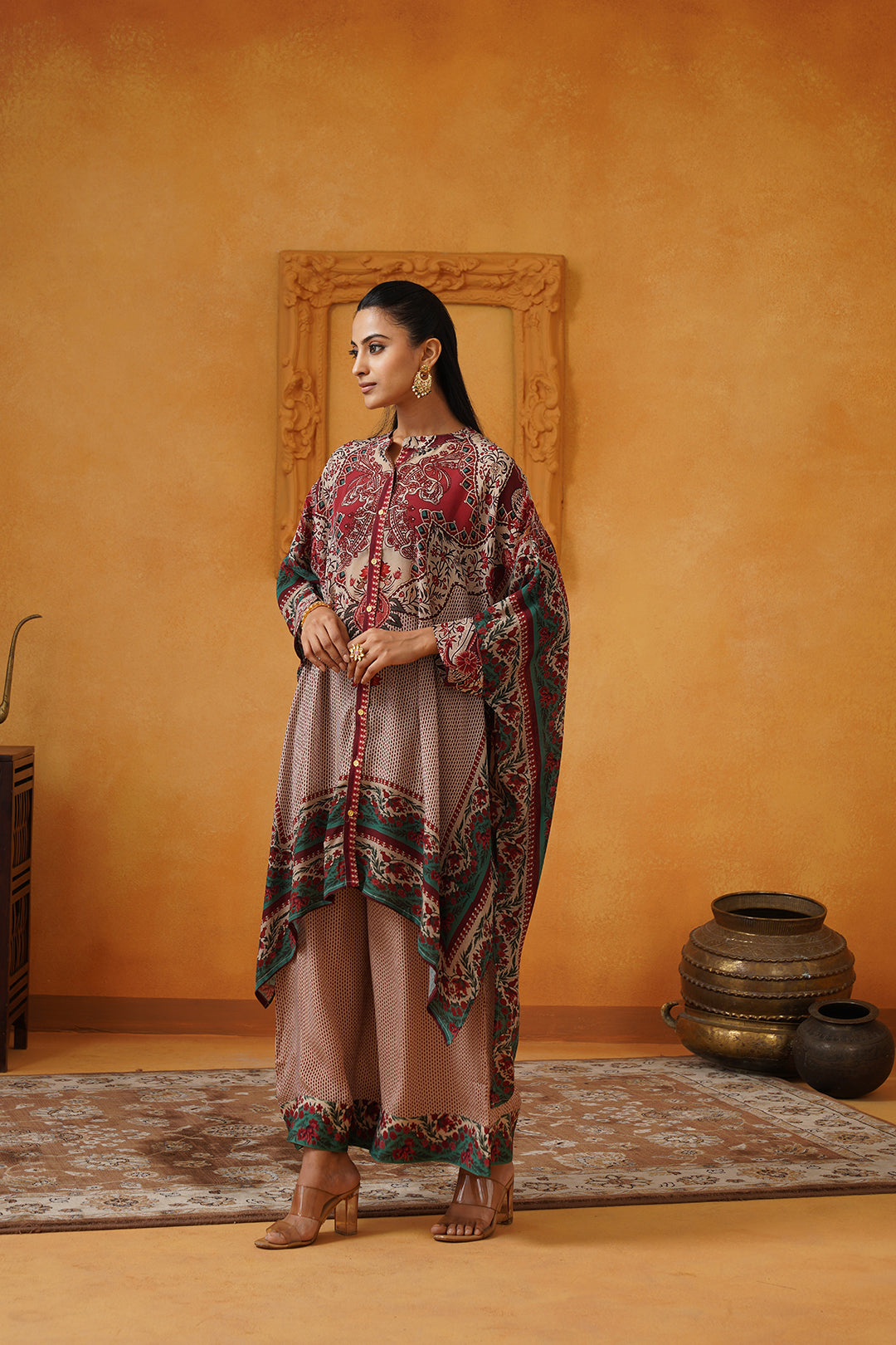 Rozina Crepe Matching Set - Neetika Chopra