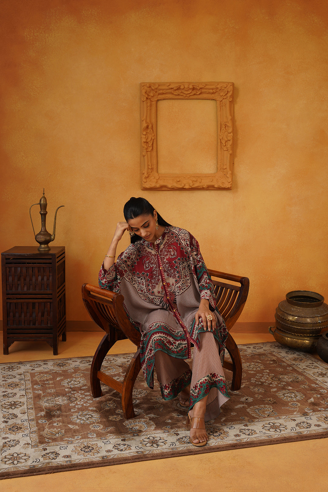 Rozina Crepe Matching Set - Neetika Chopra
