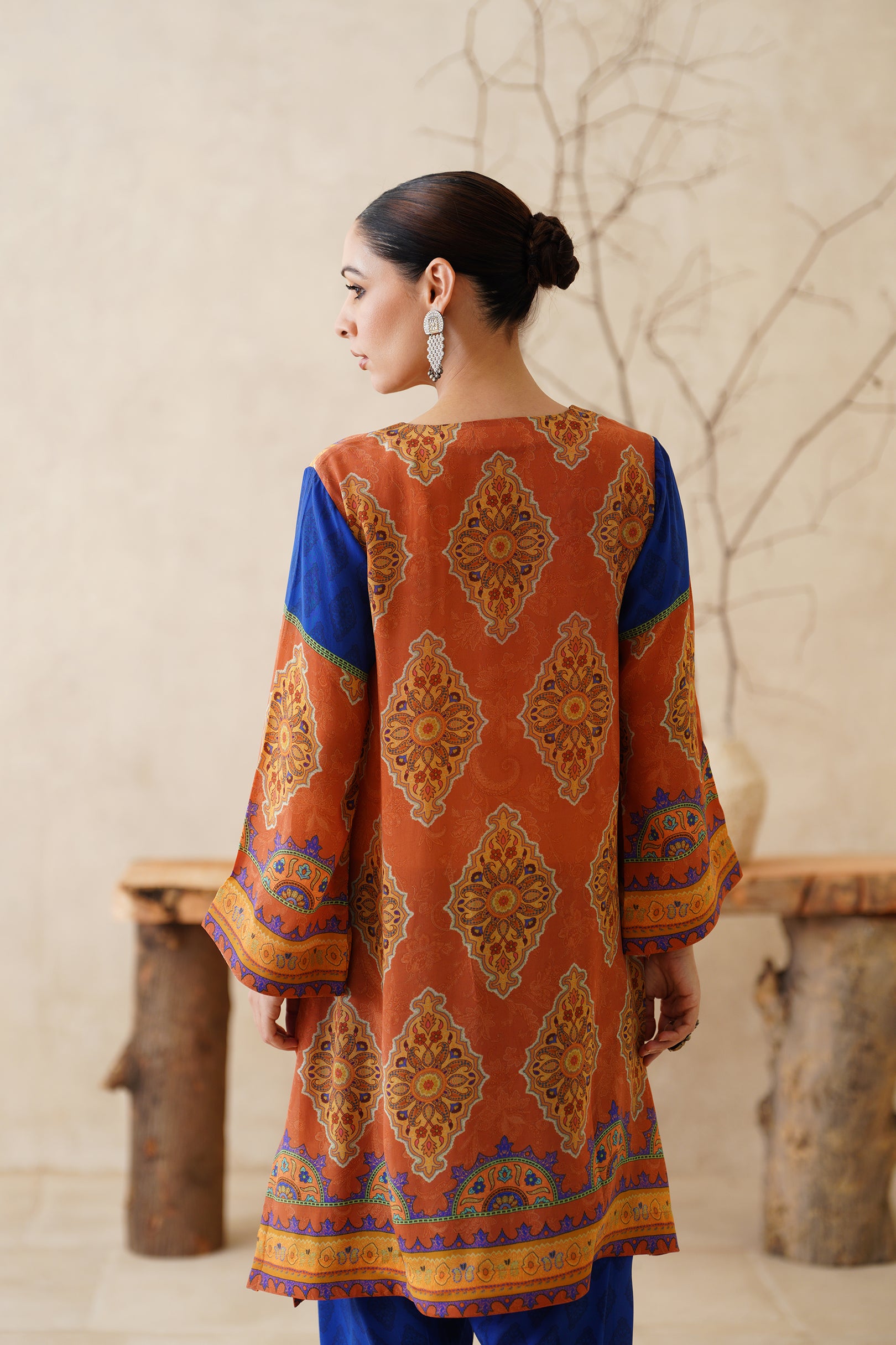 Saanjh Crepe Printed Matching Set - Neetika Chopra