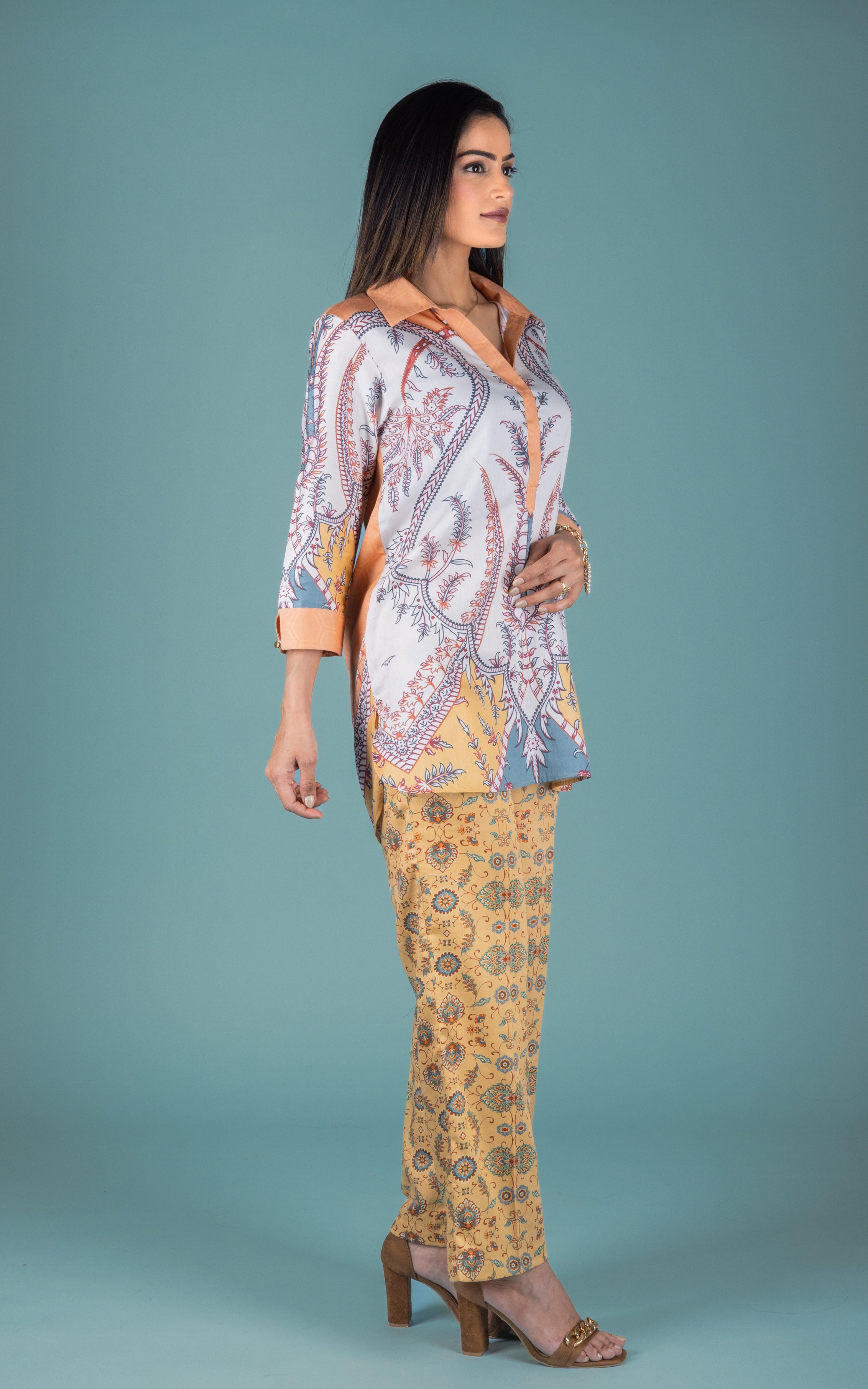 Sara Cotton Co-ord Set - Neetika Chopra