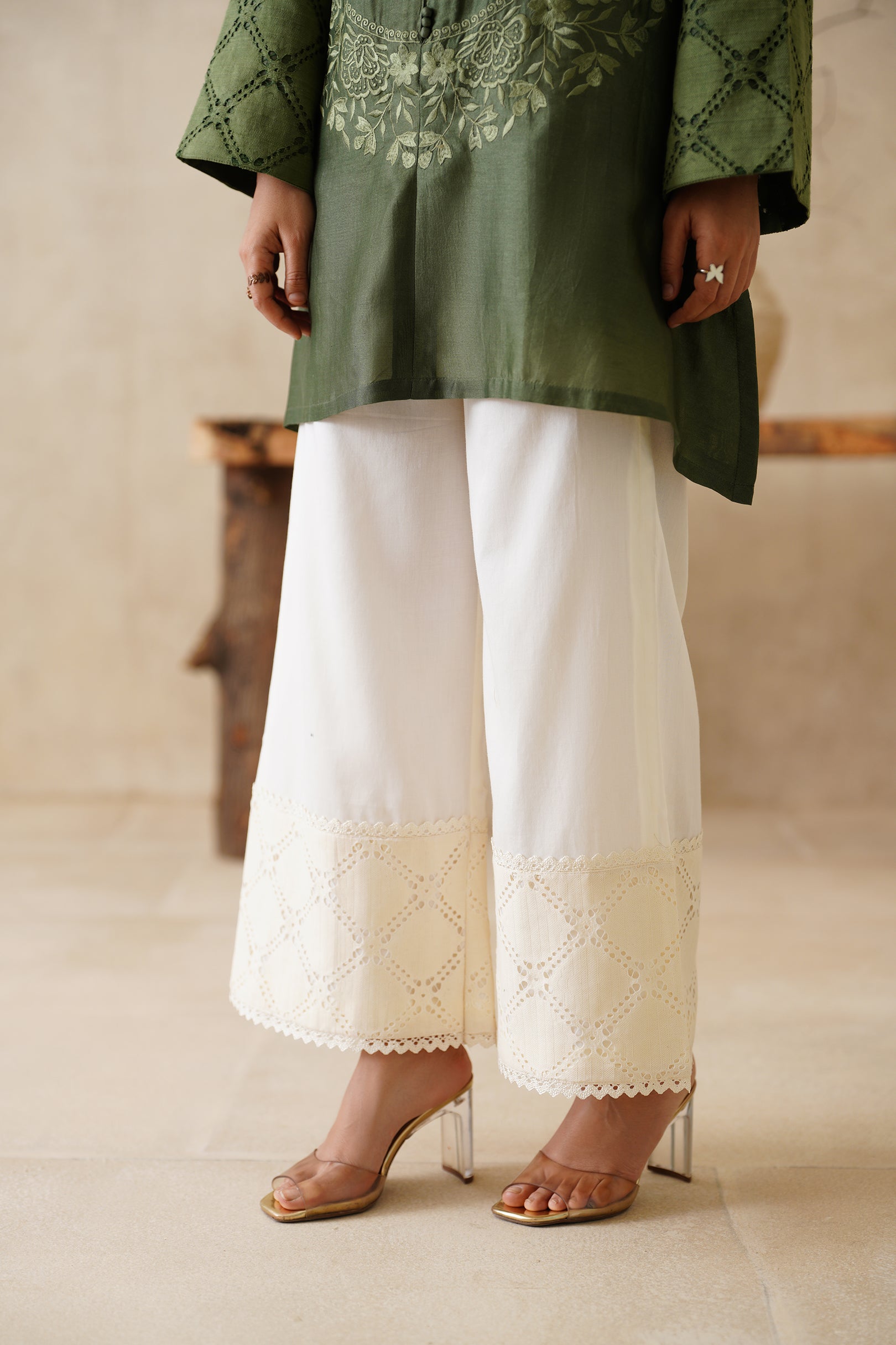 Sehar Pure Chanderi Embroidered Matching Set - Neetika Chopra
