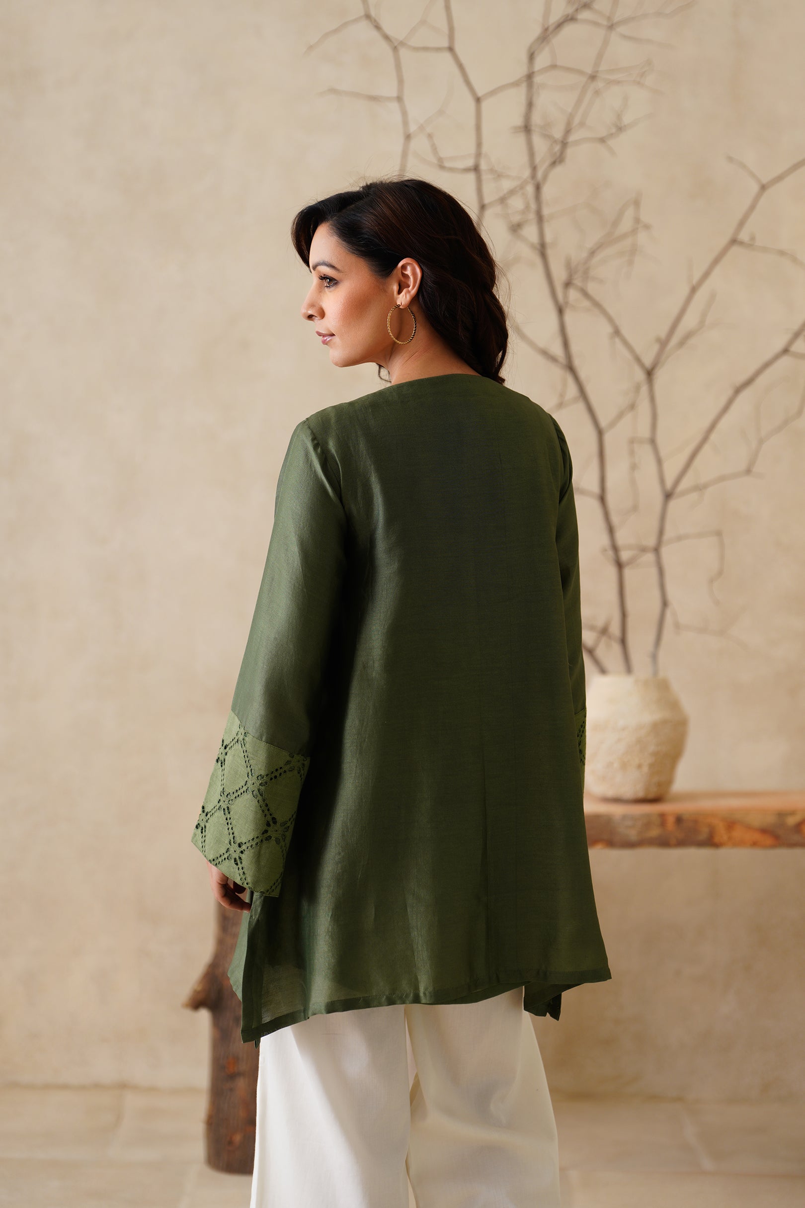 Sehar Pure Chanderi Embroidered Matching Set - Neetika Chopra