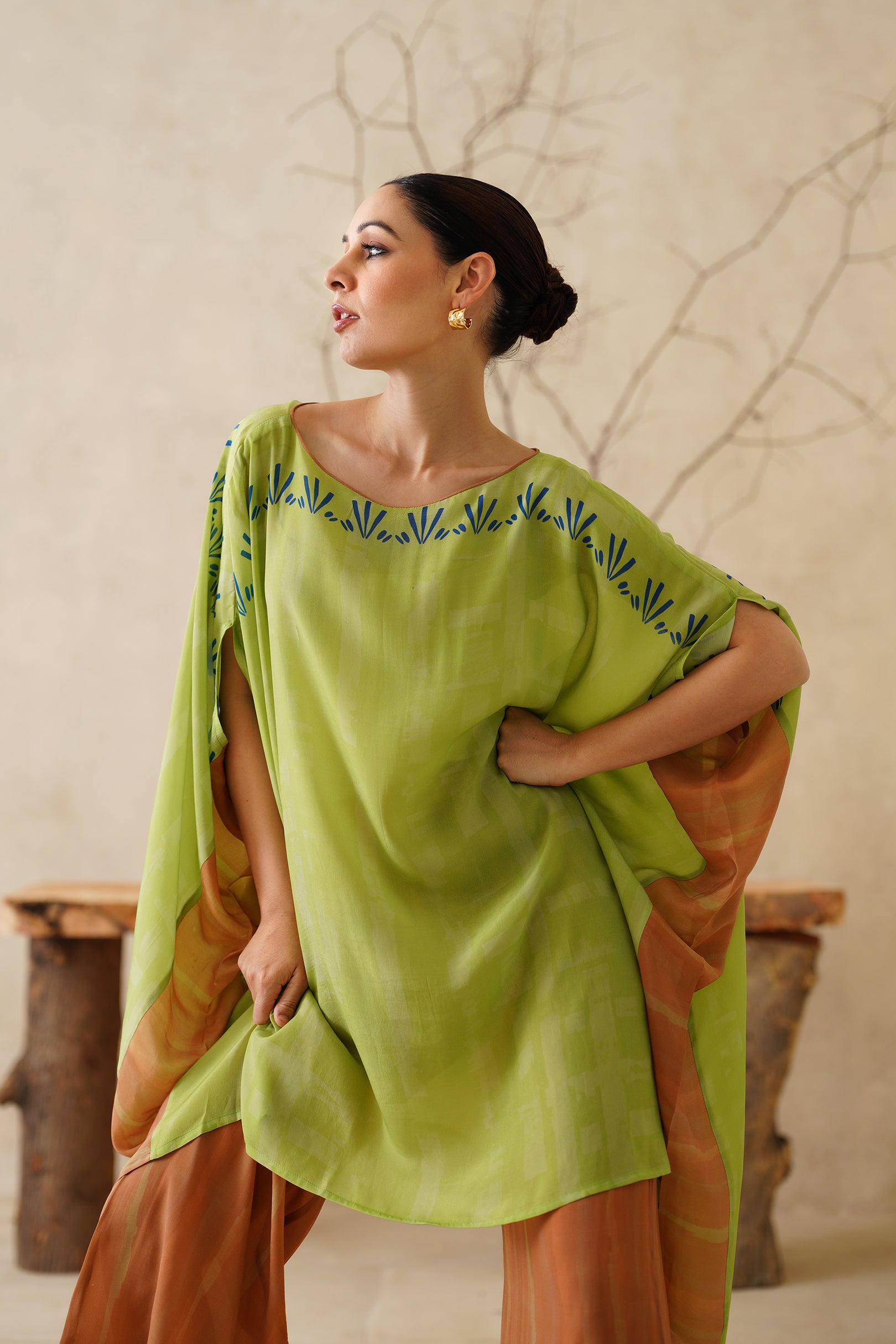 Siyana Crepe Printed Matching Set - Neetika Chopra