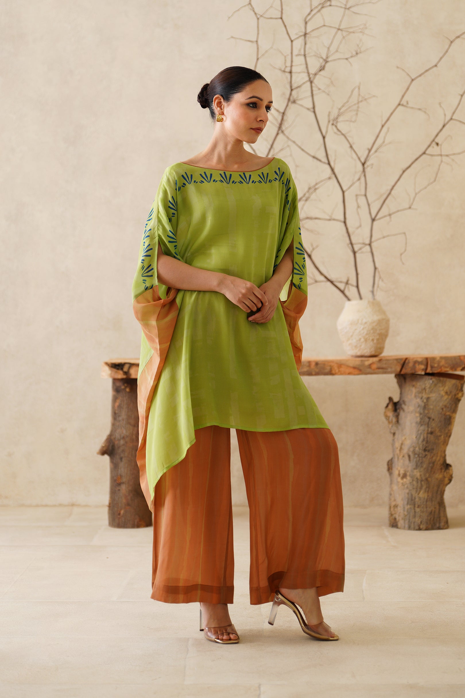 Siyana Crepe Printed Matching Set - Neetika Chopra