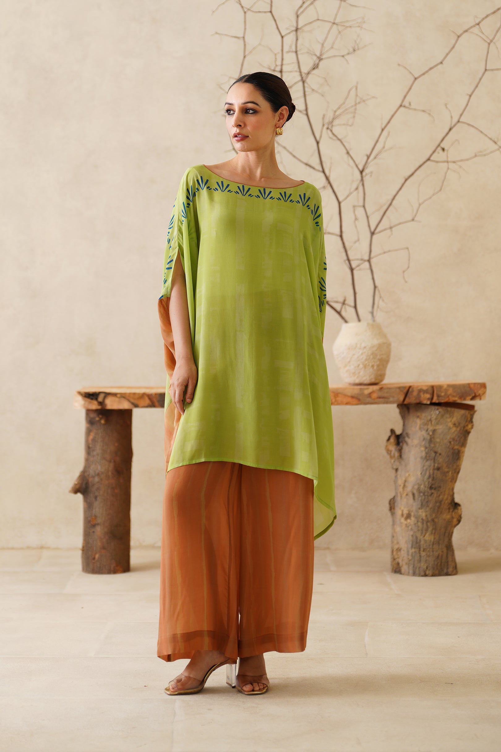Siyana Crepe Printed Matching Set - Neetika Chopra