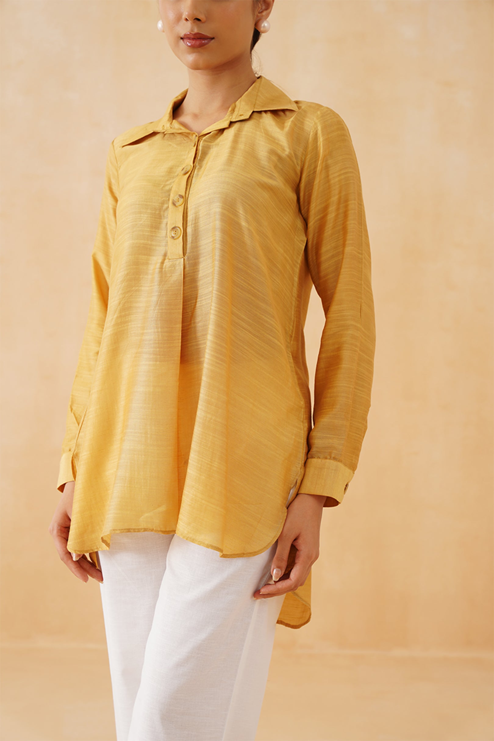 Sunkissed Linen Crepe Matching Set - Neetika Chopra