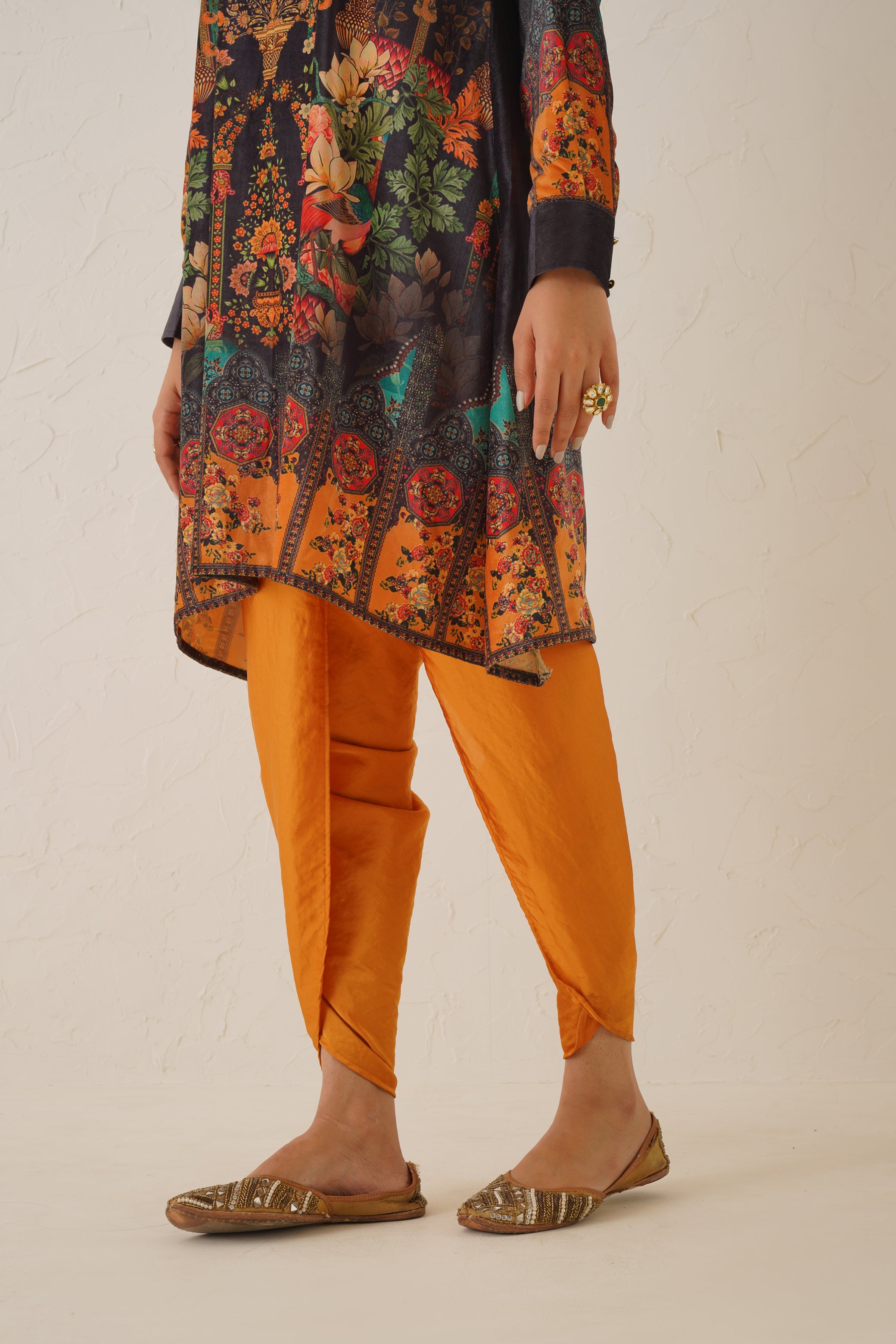 Tamia Printed Velvet Matching Set - Neetika Chopra