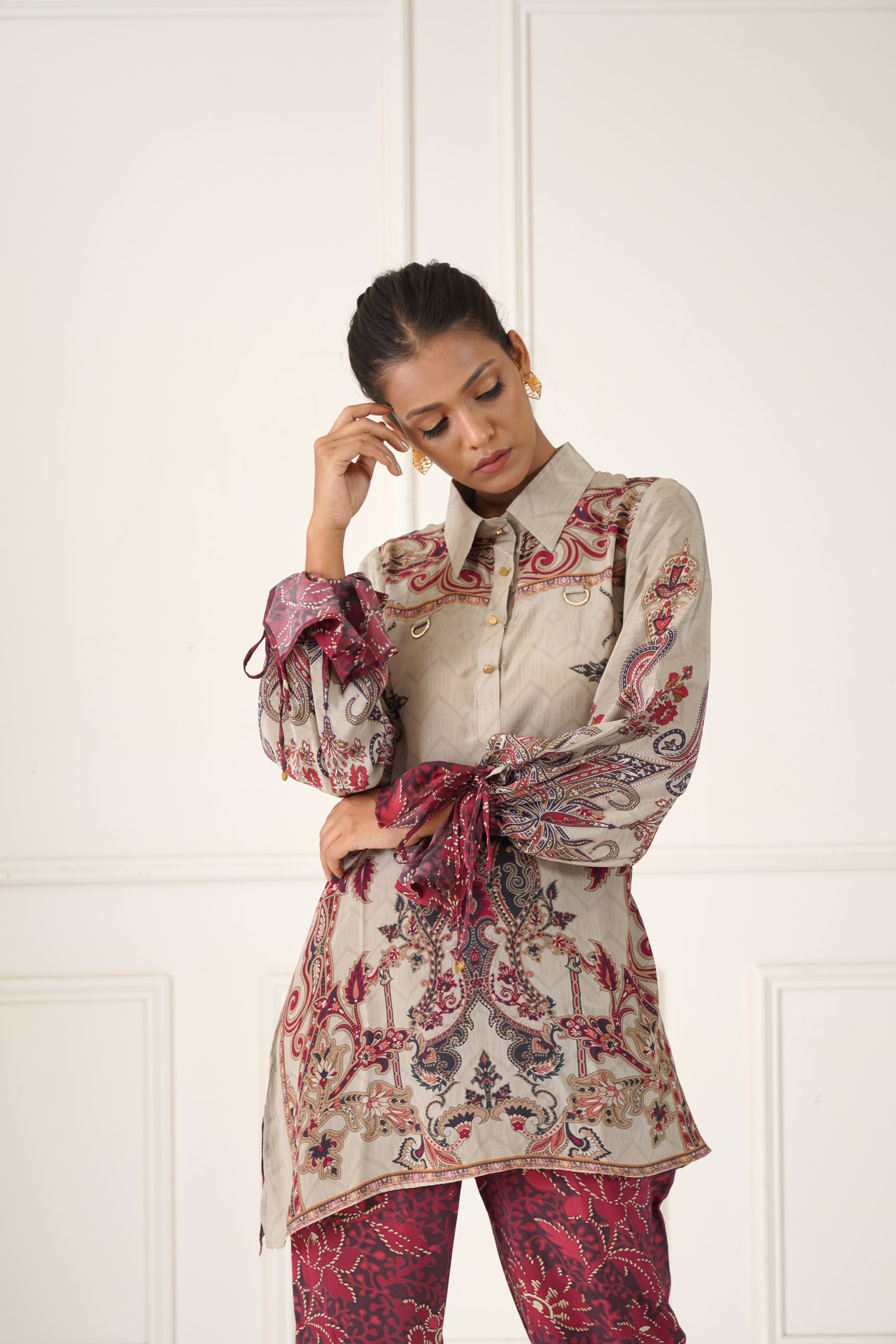 Zahra Crepe Co-ord Set - Neetika Chopra