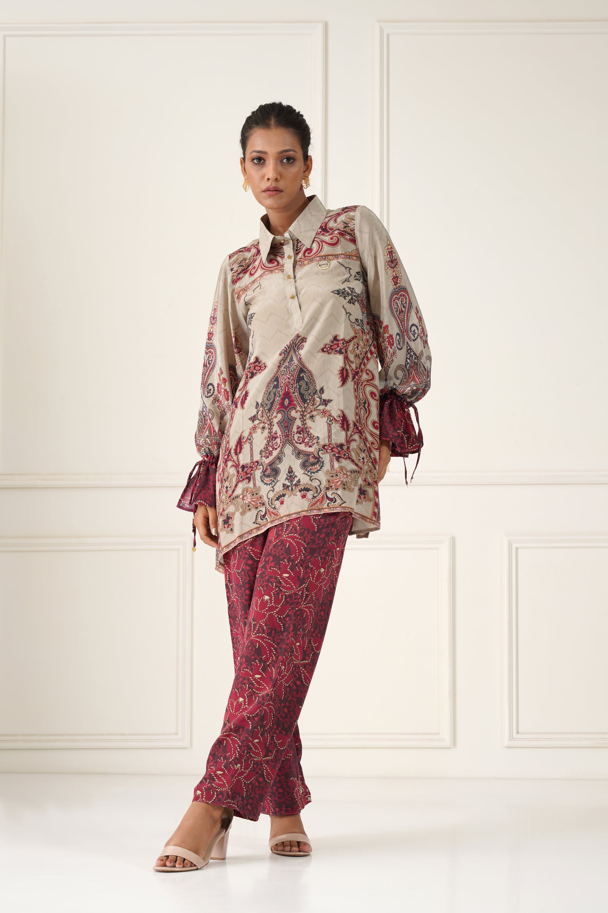 Zahra Crepe Co-ord Set - Neetika Chopra