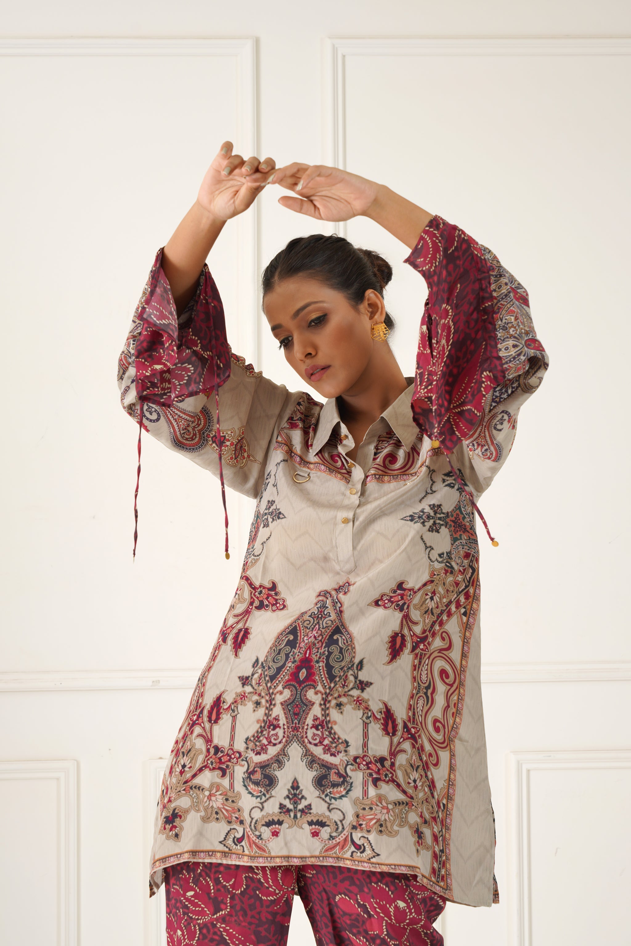 Zahra Crepe Co-ord Set - Neetika Chopra