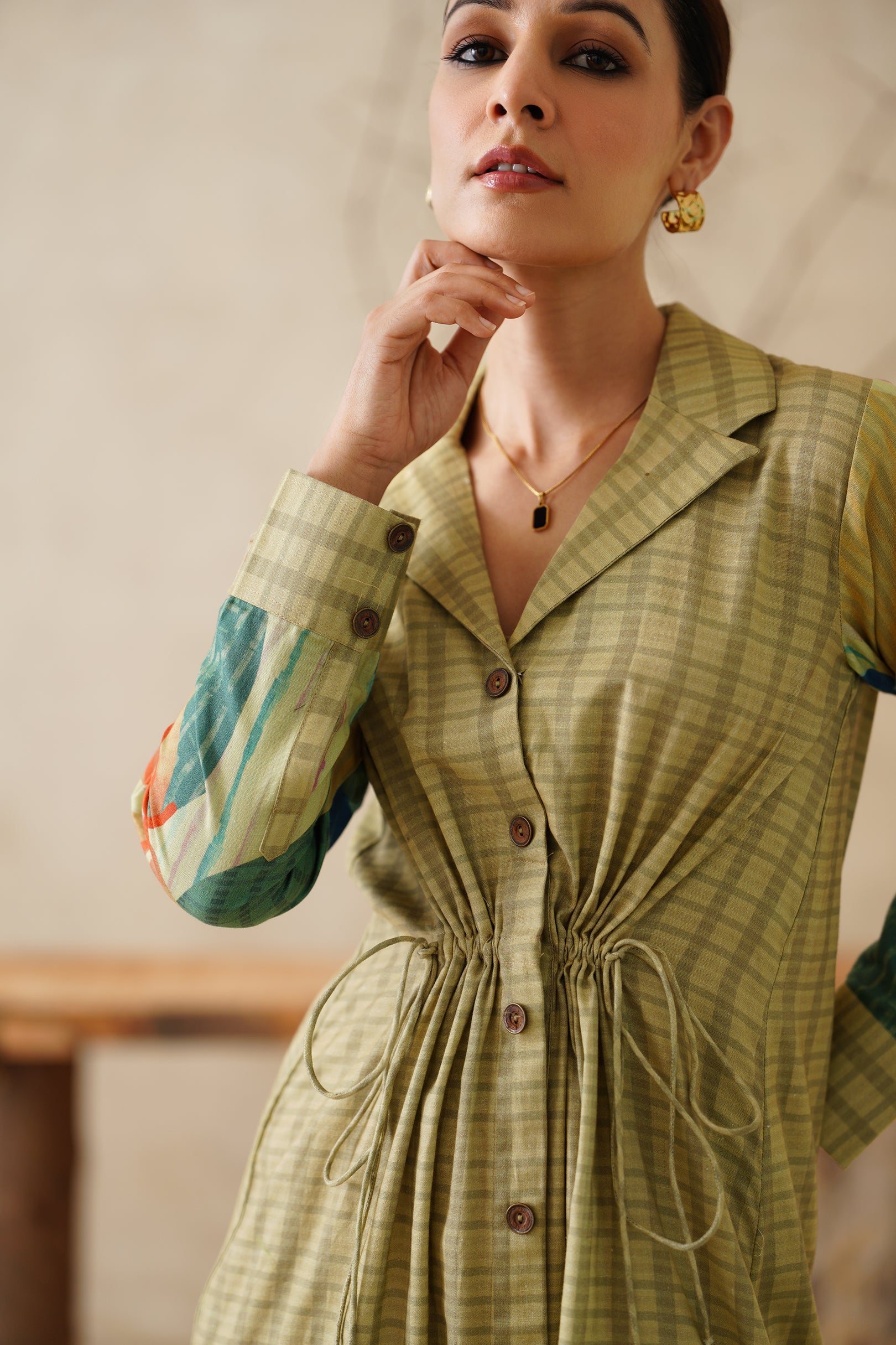 Parizad Cotton Flex Printed Dress - Neetika Chopra