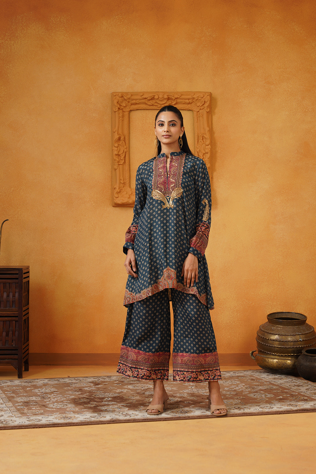 Mohreen Hand Embroidered Matching Set - Neetika Chopra