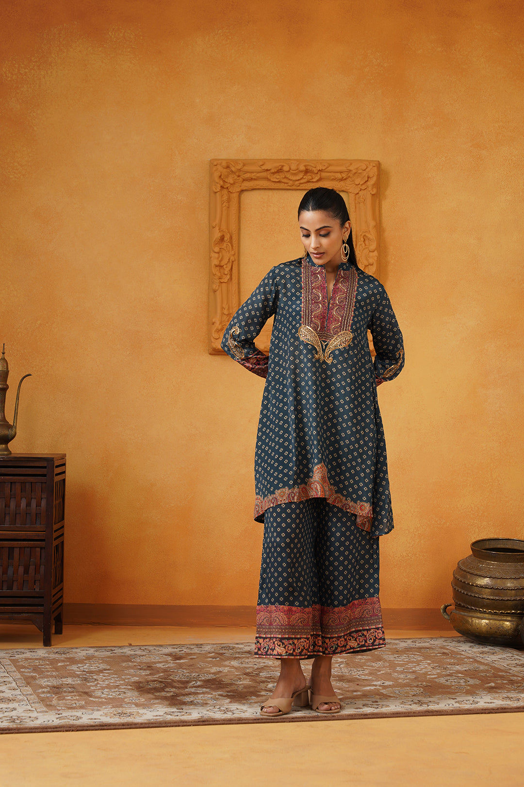 Mohreen Hand Embroidered Matching Set - Neetika Chopra