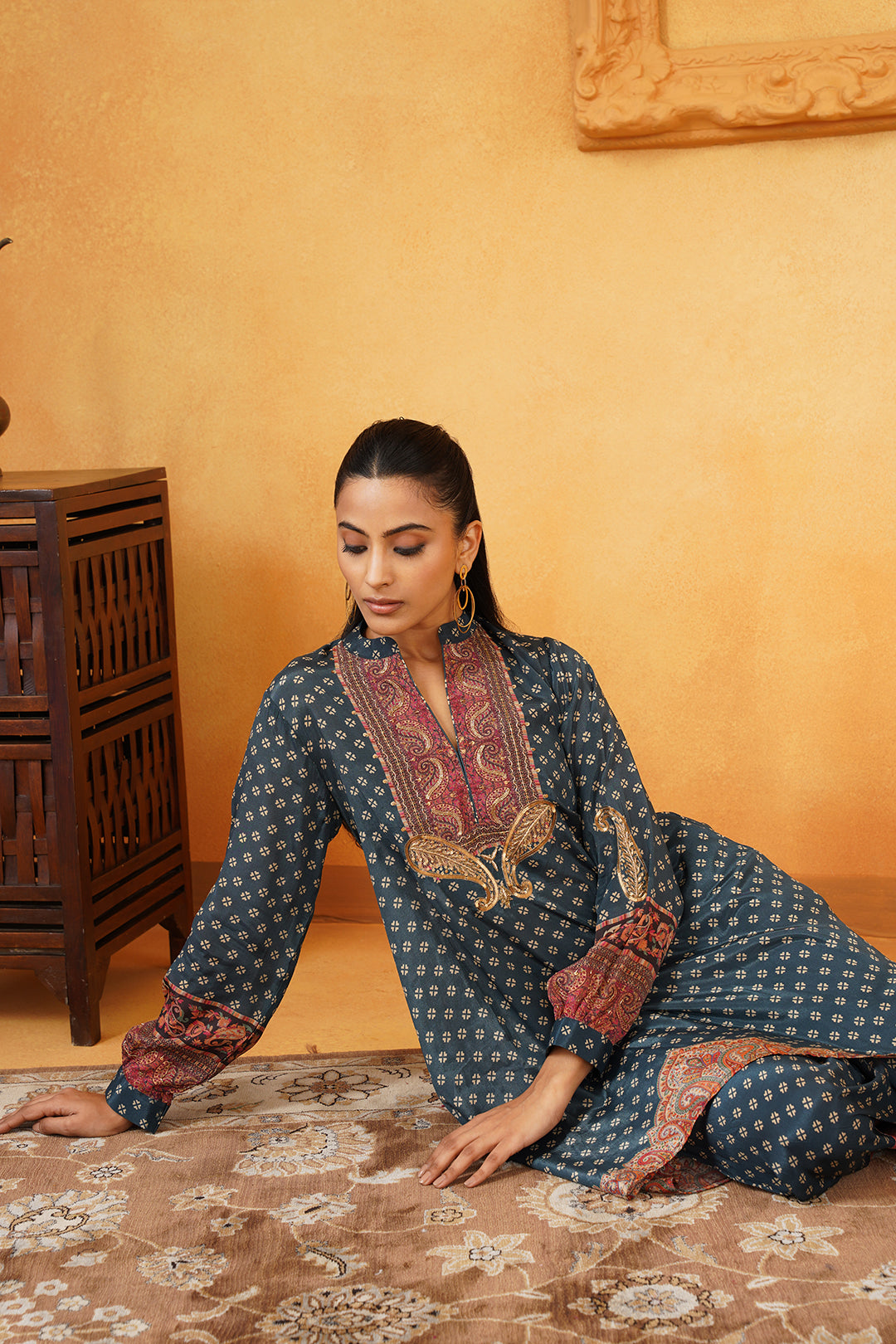 Mohreen Hand Embroidered Matching Set - Neetika Chopra