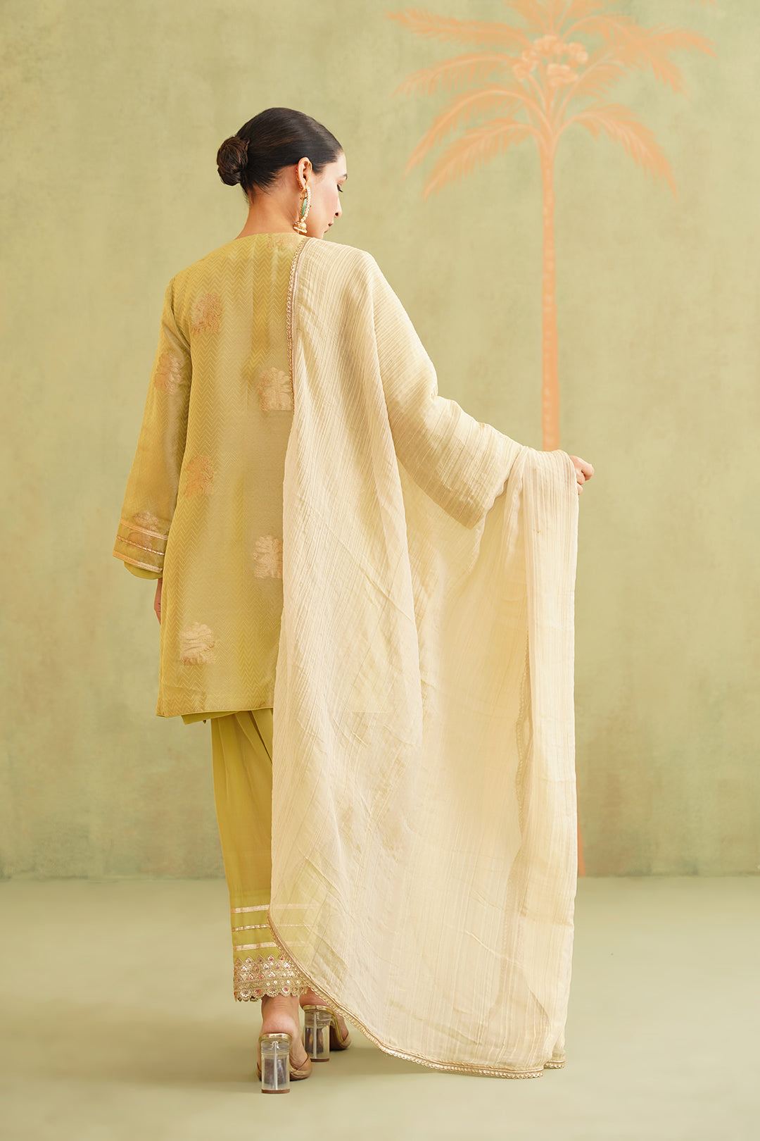 Dilshad Brocade Embroidered Suit Set - Neetika Chopra