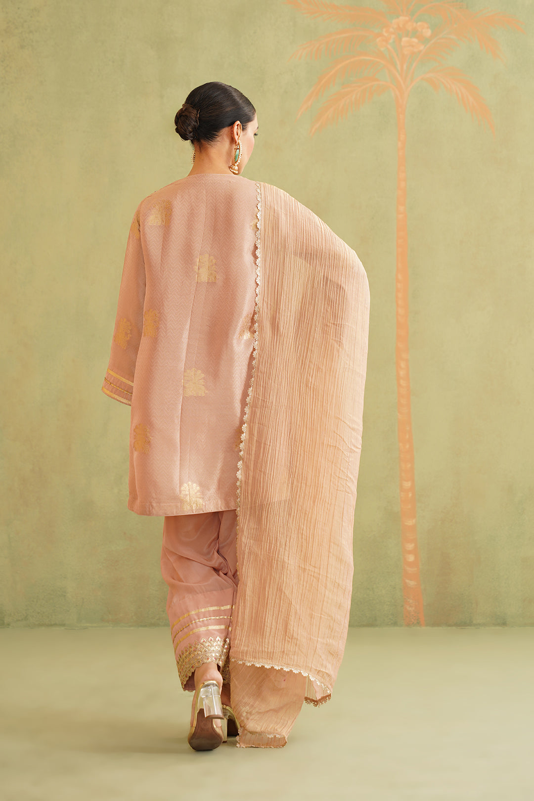 Zari Embroidered Suit Set - Neetika Chopra