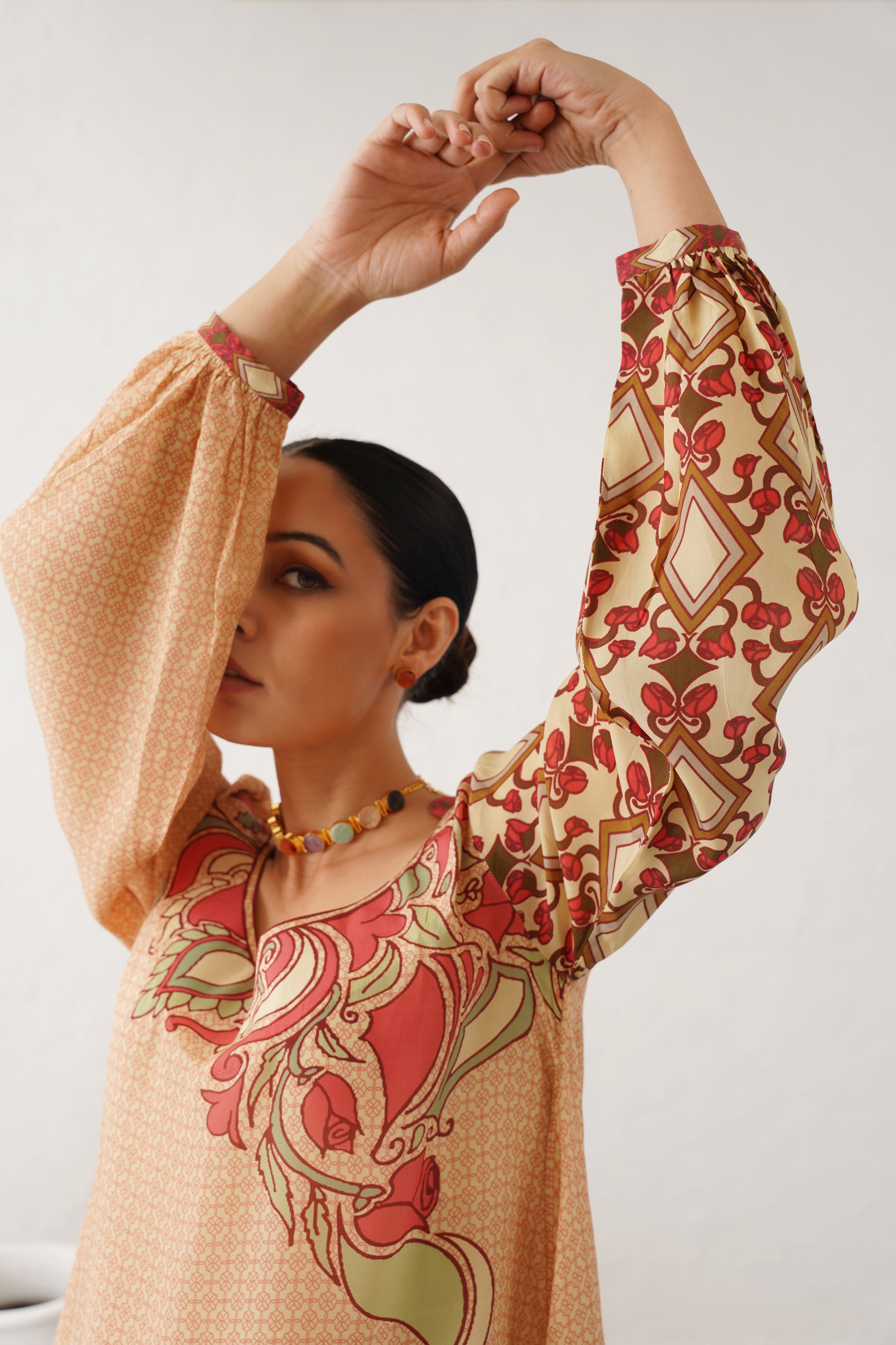 Dua Printed Crepe Matching Set - Neetika Chopra