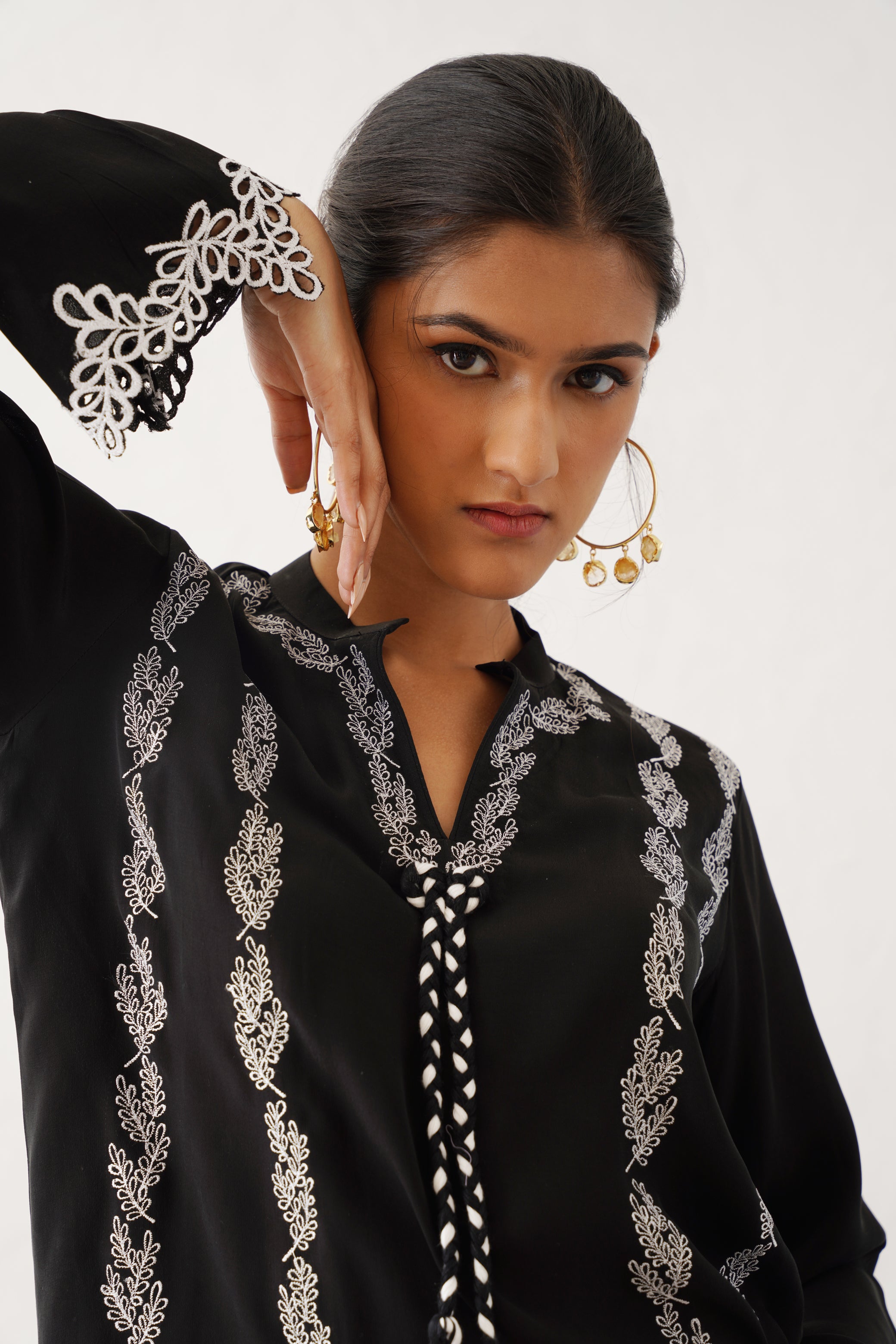 Husna Crepe Matching Set - Neetika Chopra