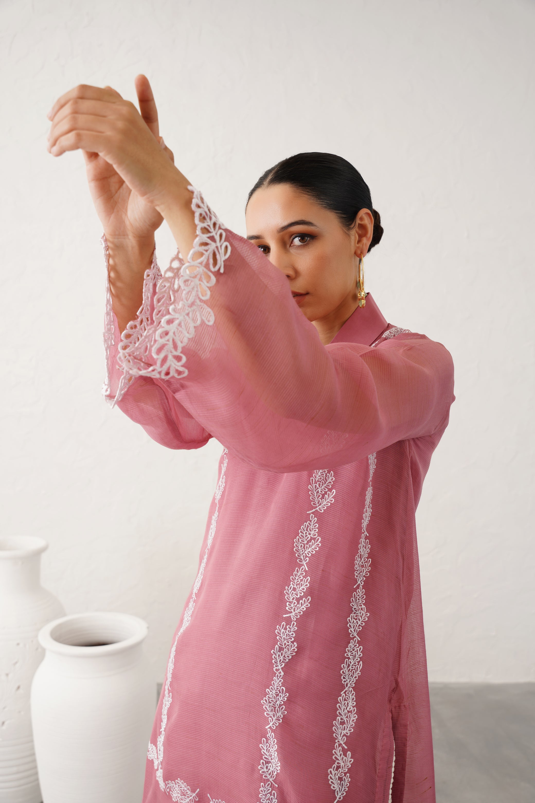 Lina Georgette Satin Matching Set - Neetika Chopra