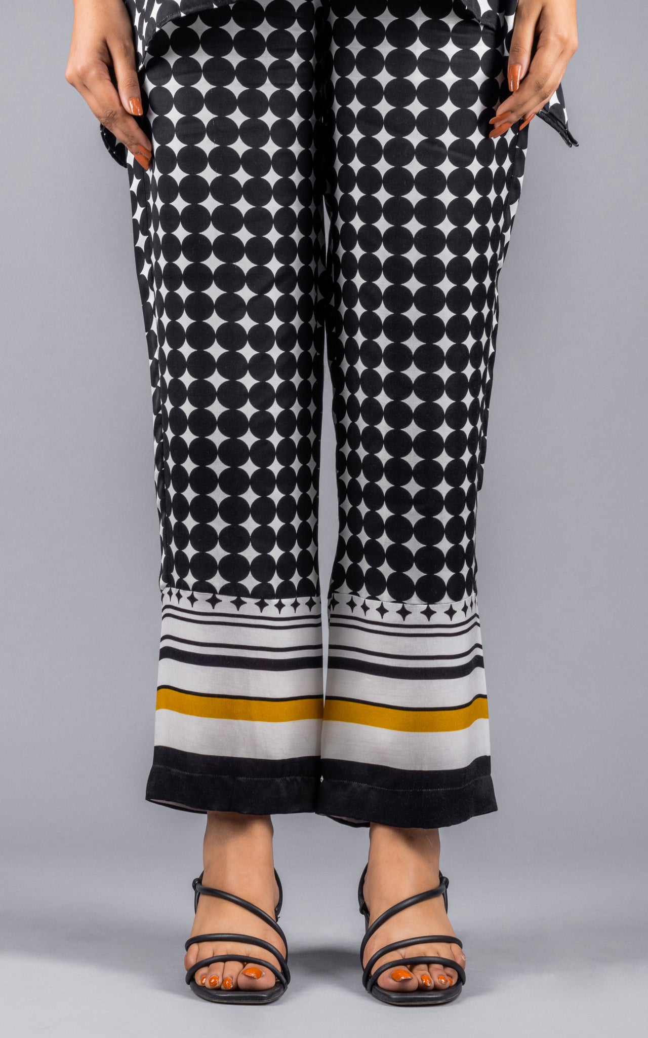 Retro Polka Satin Co-ord Set - Neetika Chopra
