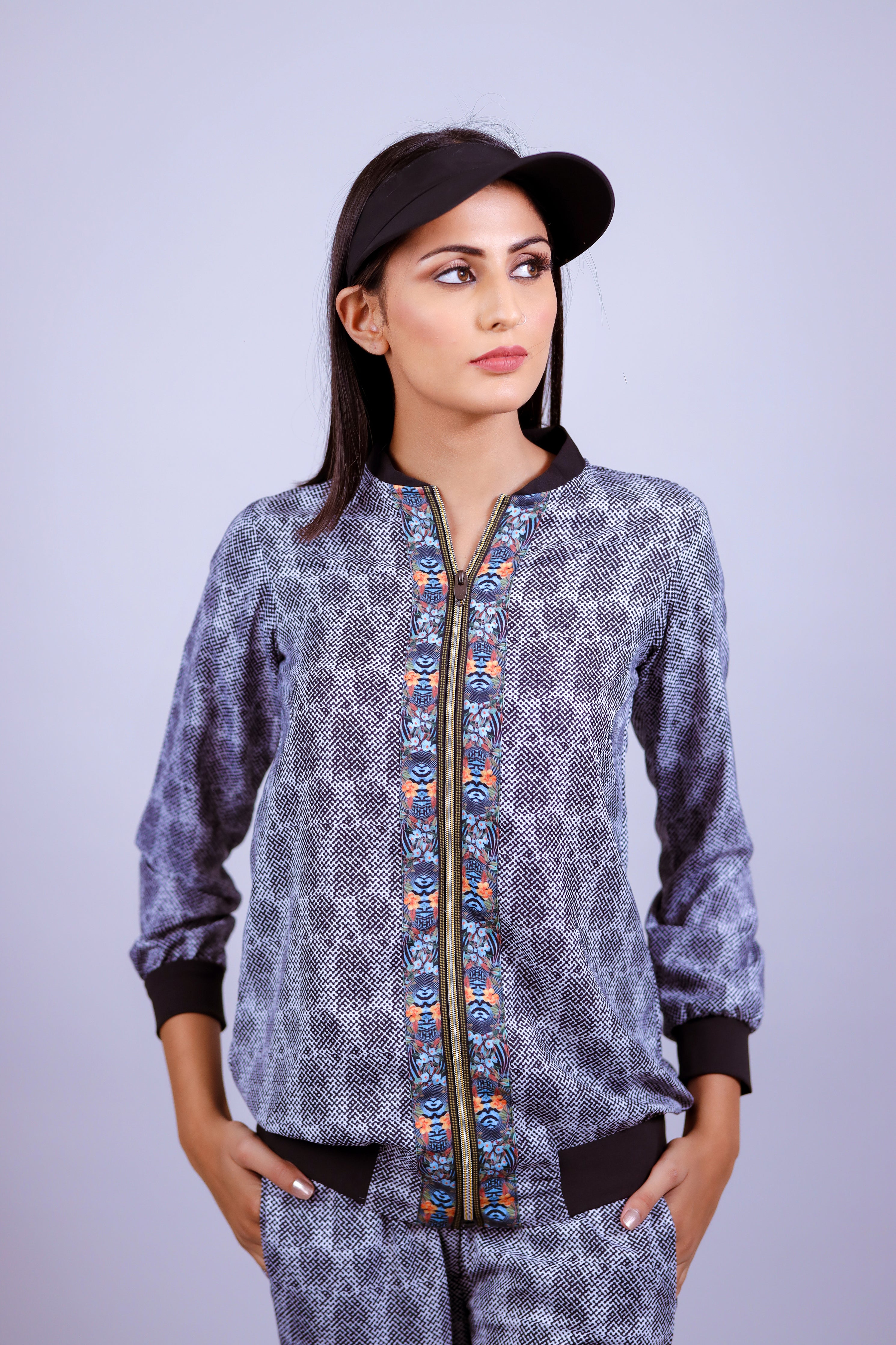 Salt & Pepper Jogger Set - Neetika Chopra