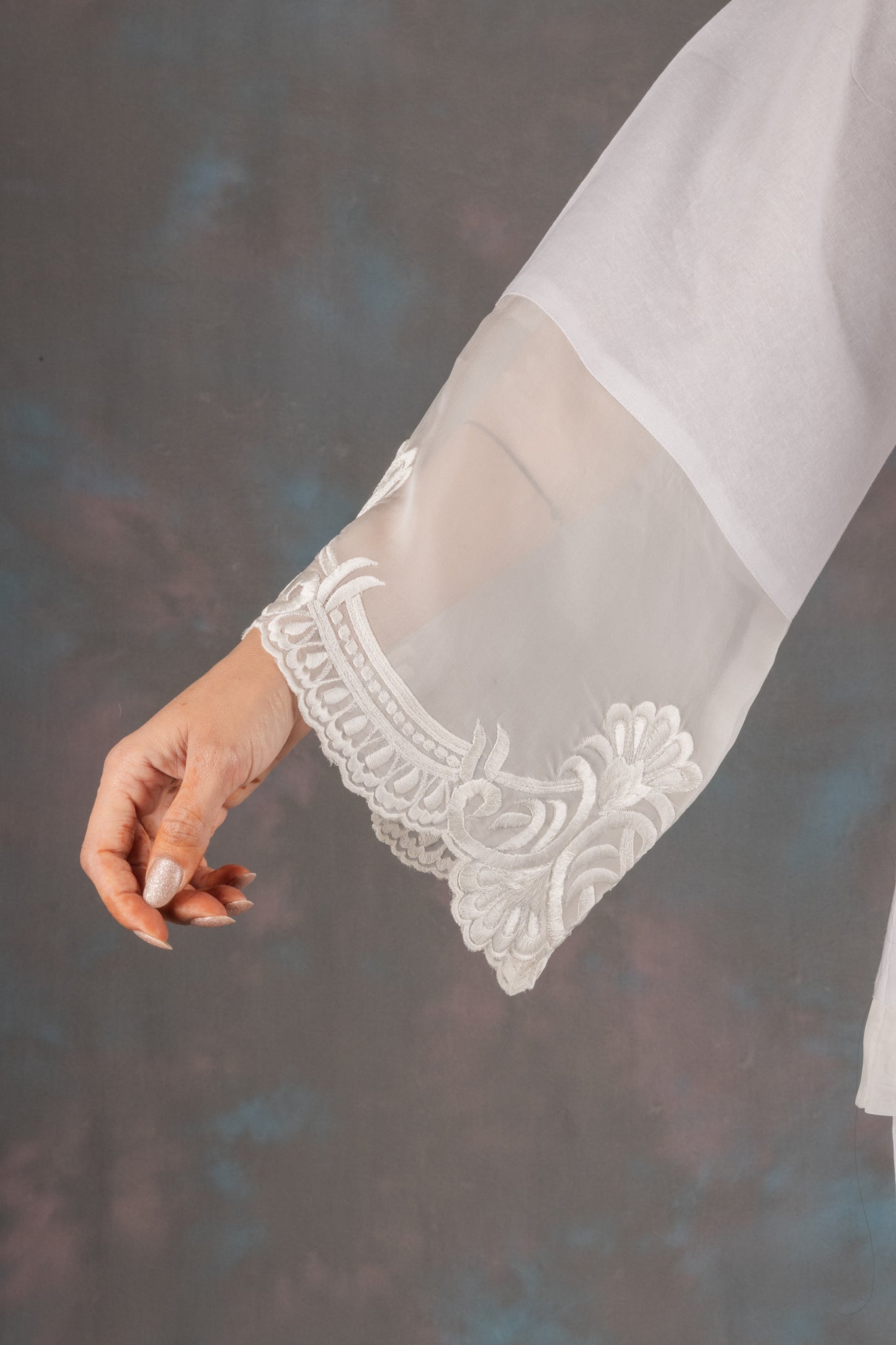 Scotch Mist Embroidered Cotton Co-ord Cet - Neetika Chopra