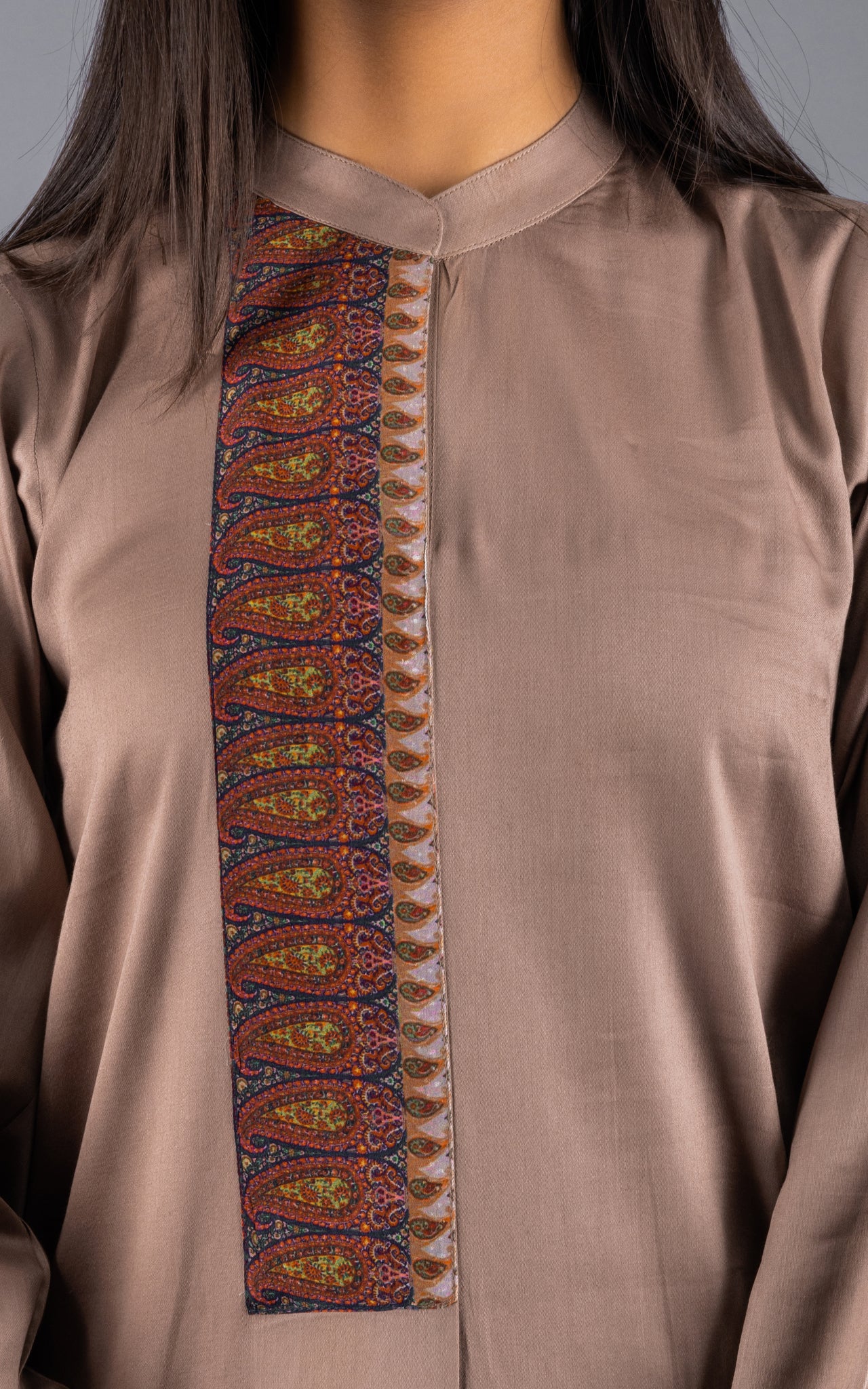 Toosh Cotton Co-ord Set With Kamalkari Printed Scarf - Neetika Chopra
