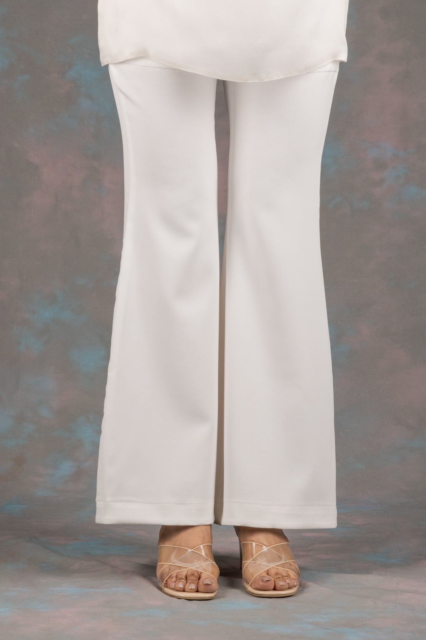 White Aztec Embroidered Co-ord Set - Neetika Chopra