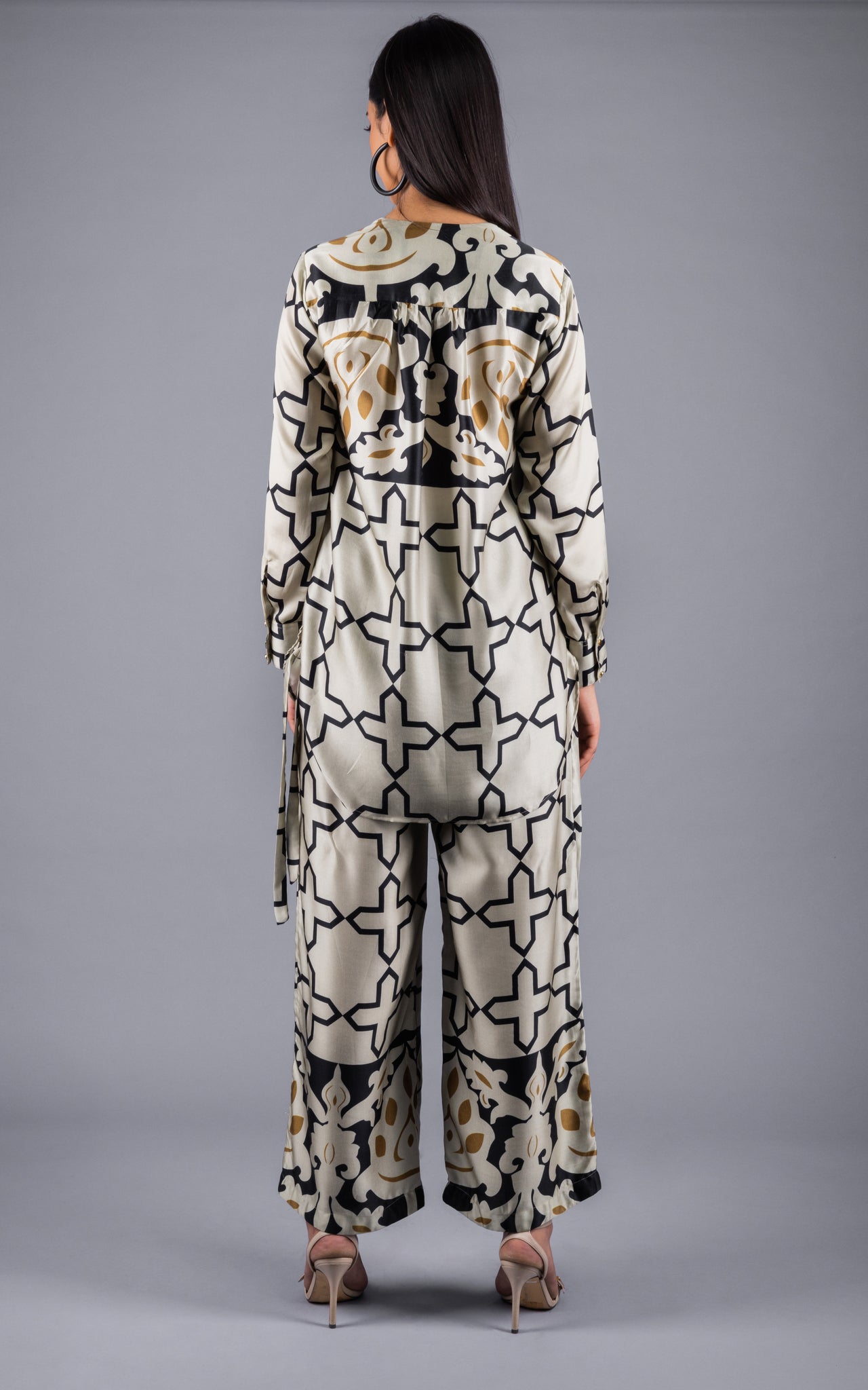 Zaina Satin Co-ord Set - Neetika Chopra