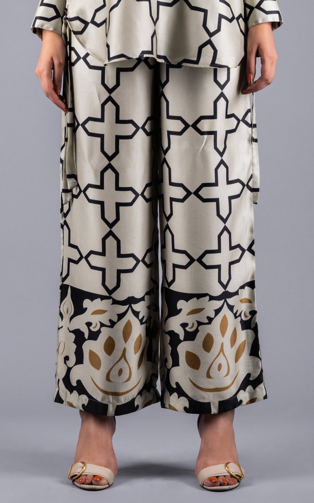 Zaina Satin Co-ord Set - Neetika Chopra