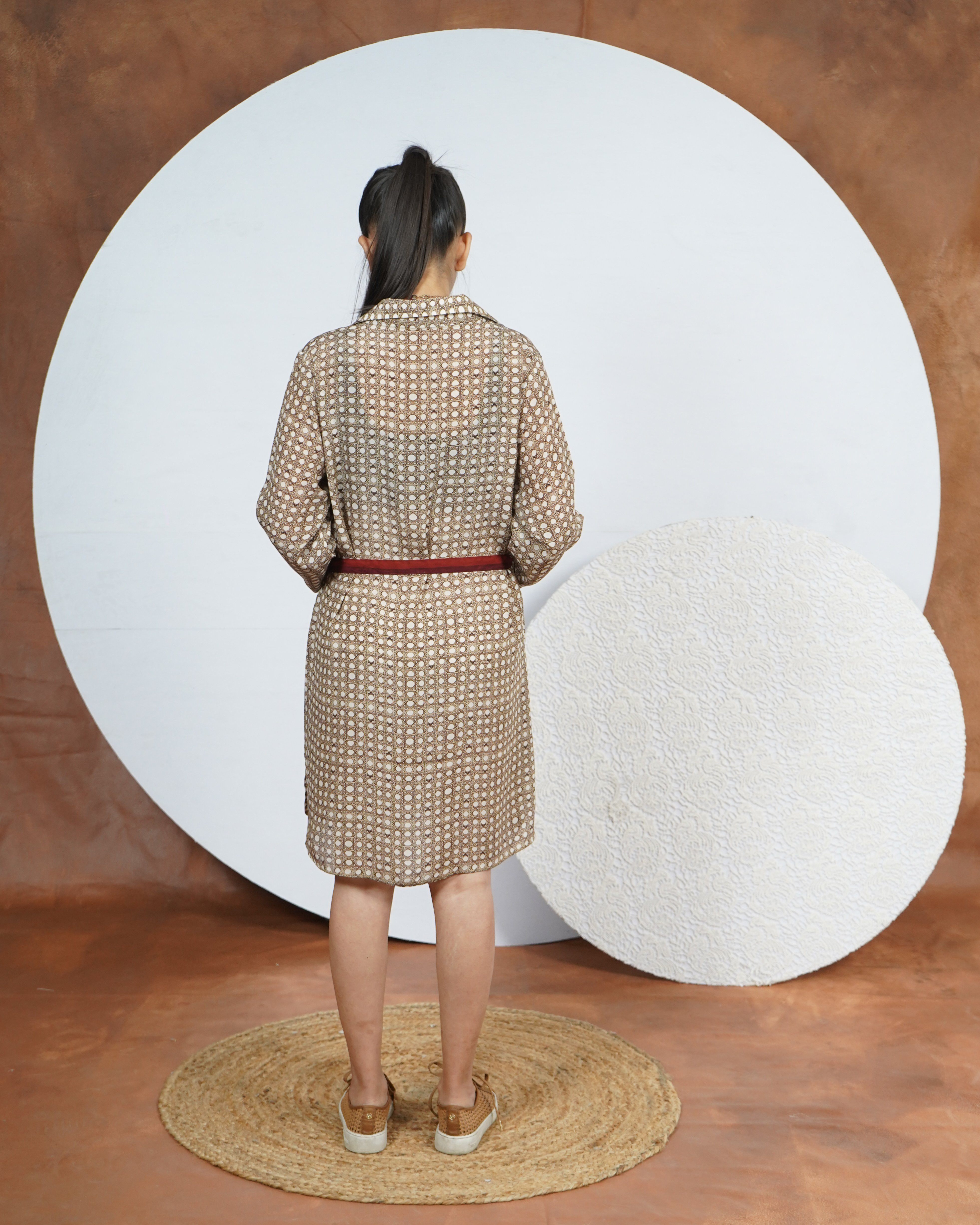 Wicker Crepe Dress - Neetika Chopra