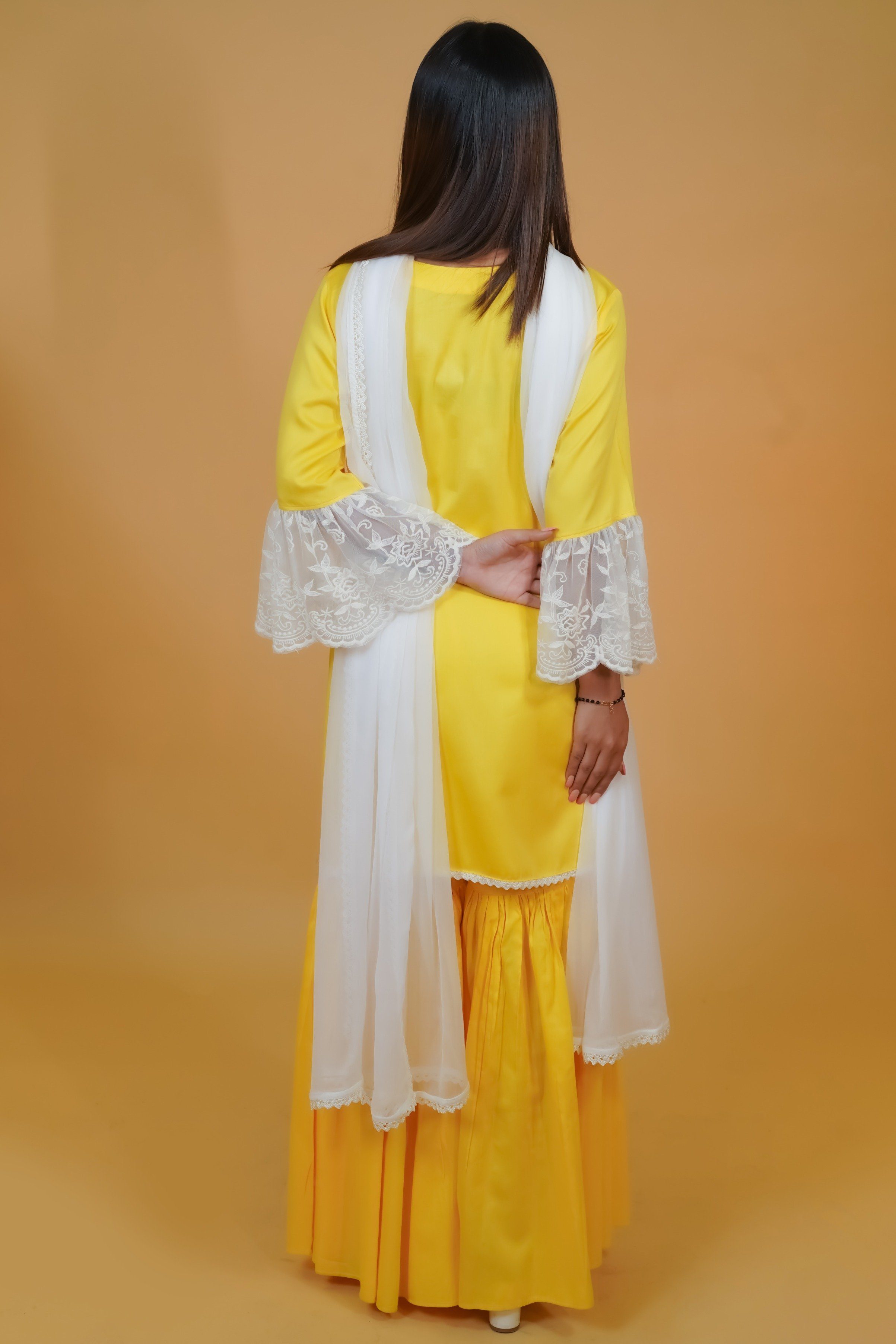 Zafraan Cotton Sharara Set - Neetika Chopra